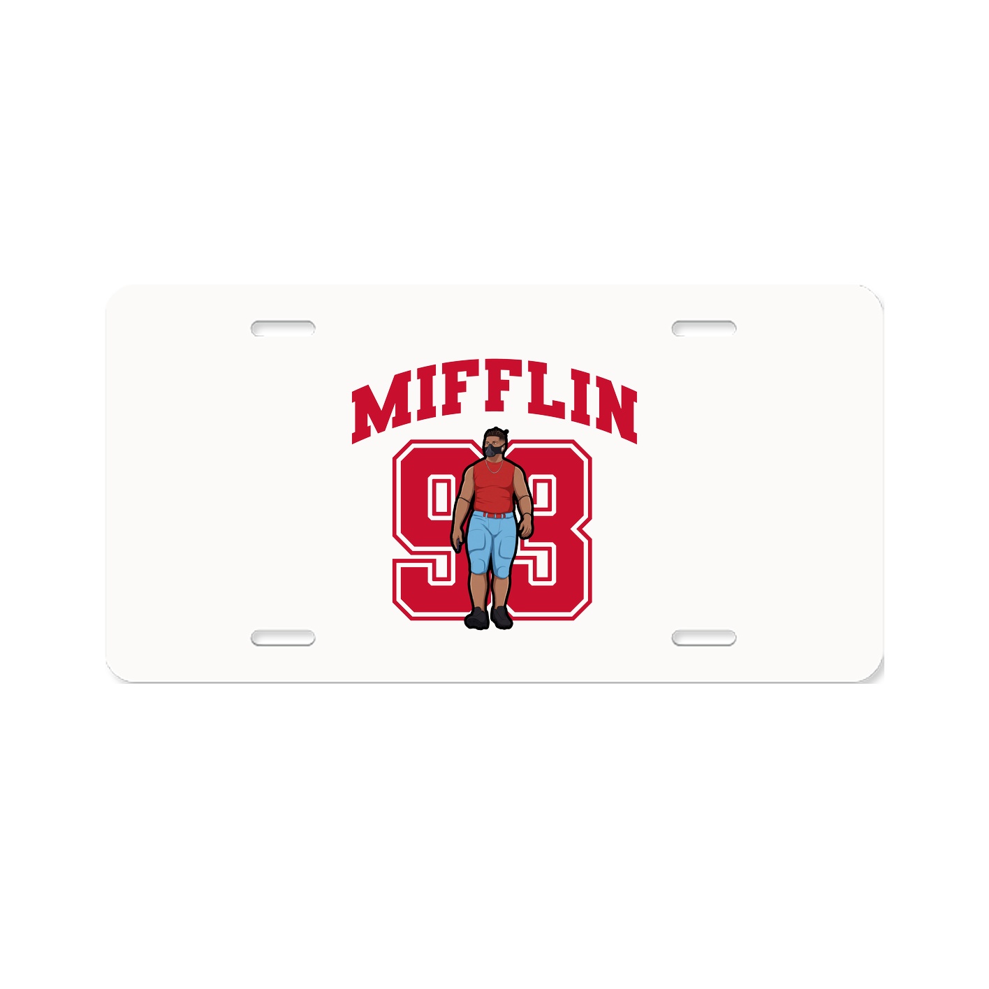 License Plate — Number in Classic