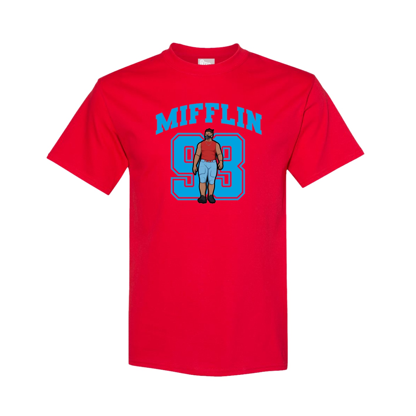 Youth Tee — Number in Red