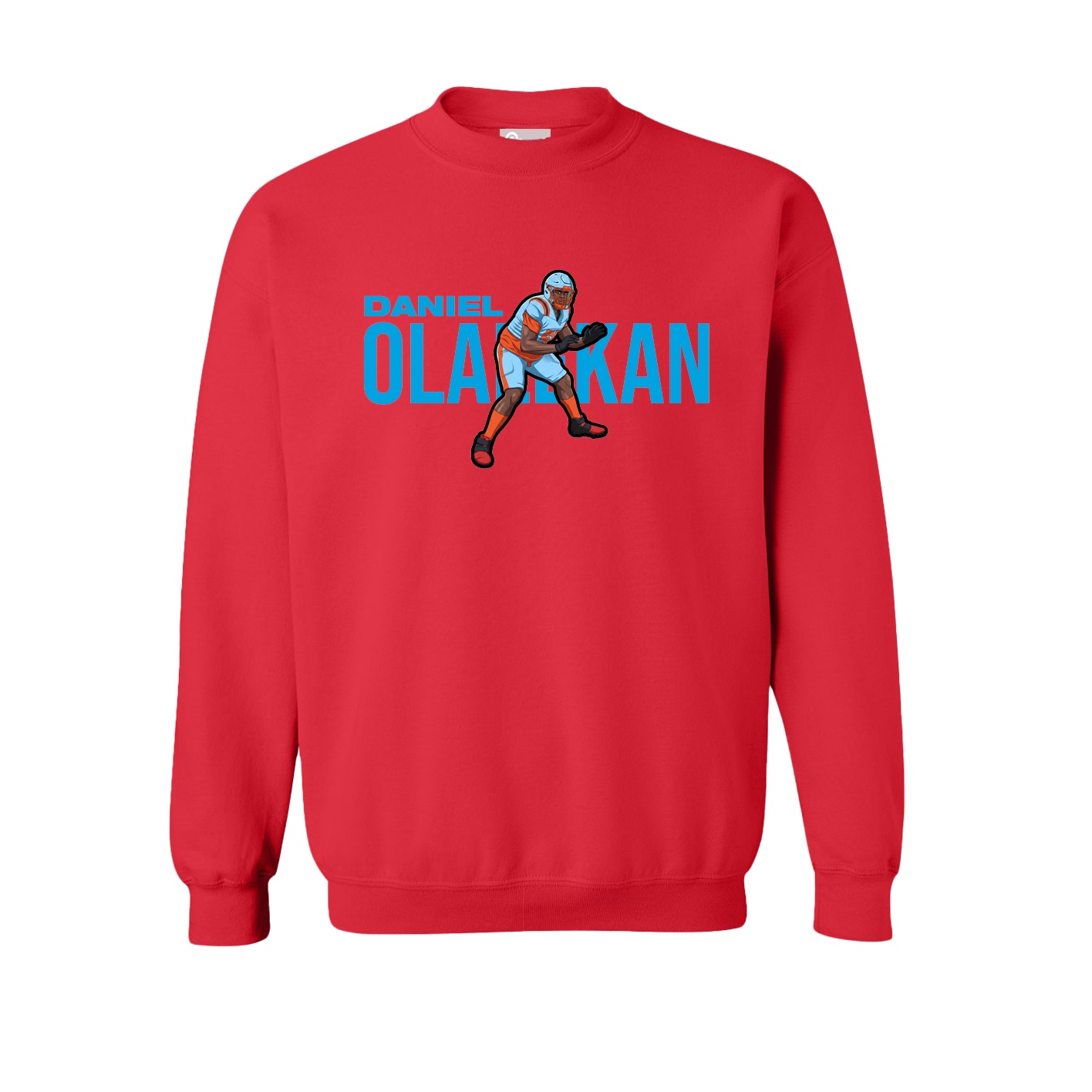 Fleece Crew — Player Name in Red