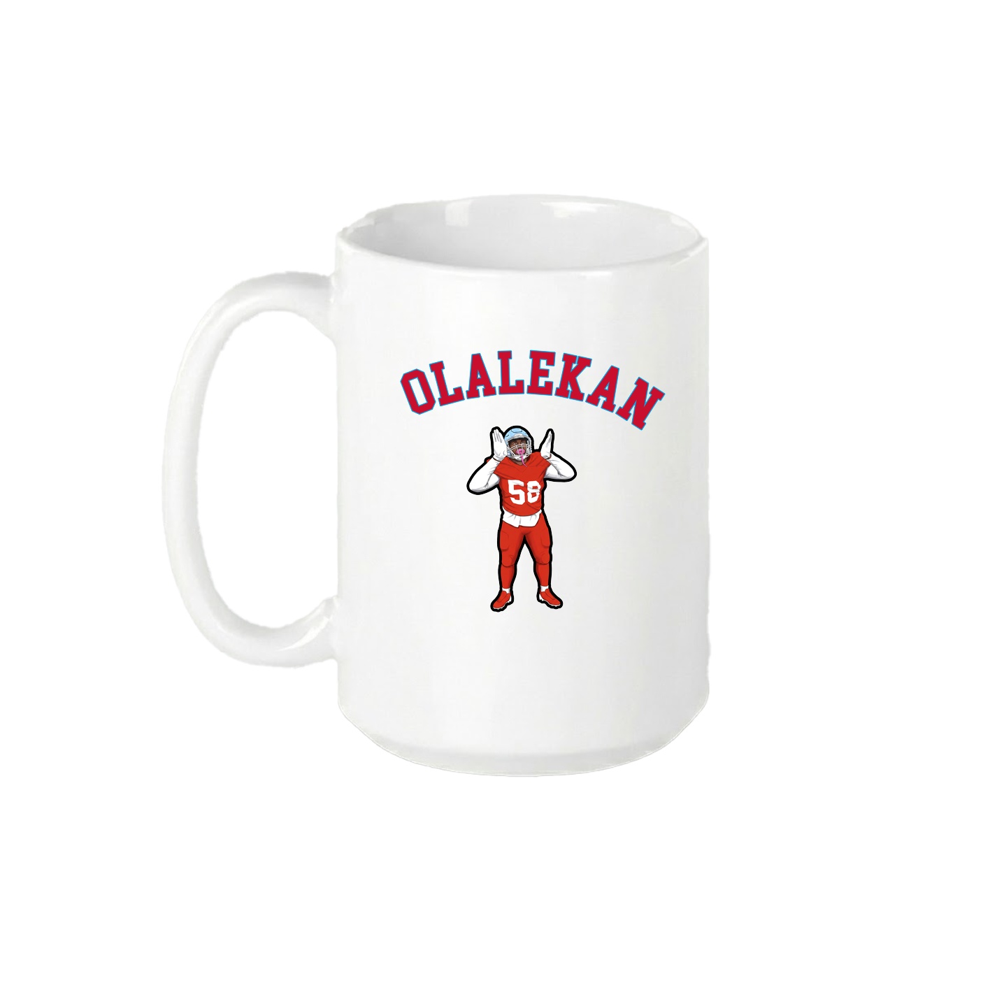 15oz Coffee Mug — Shirsey Arch in White