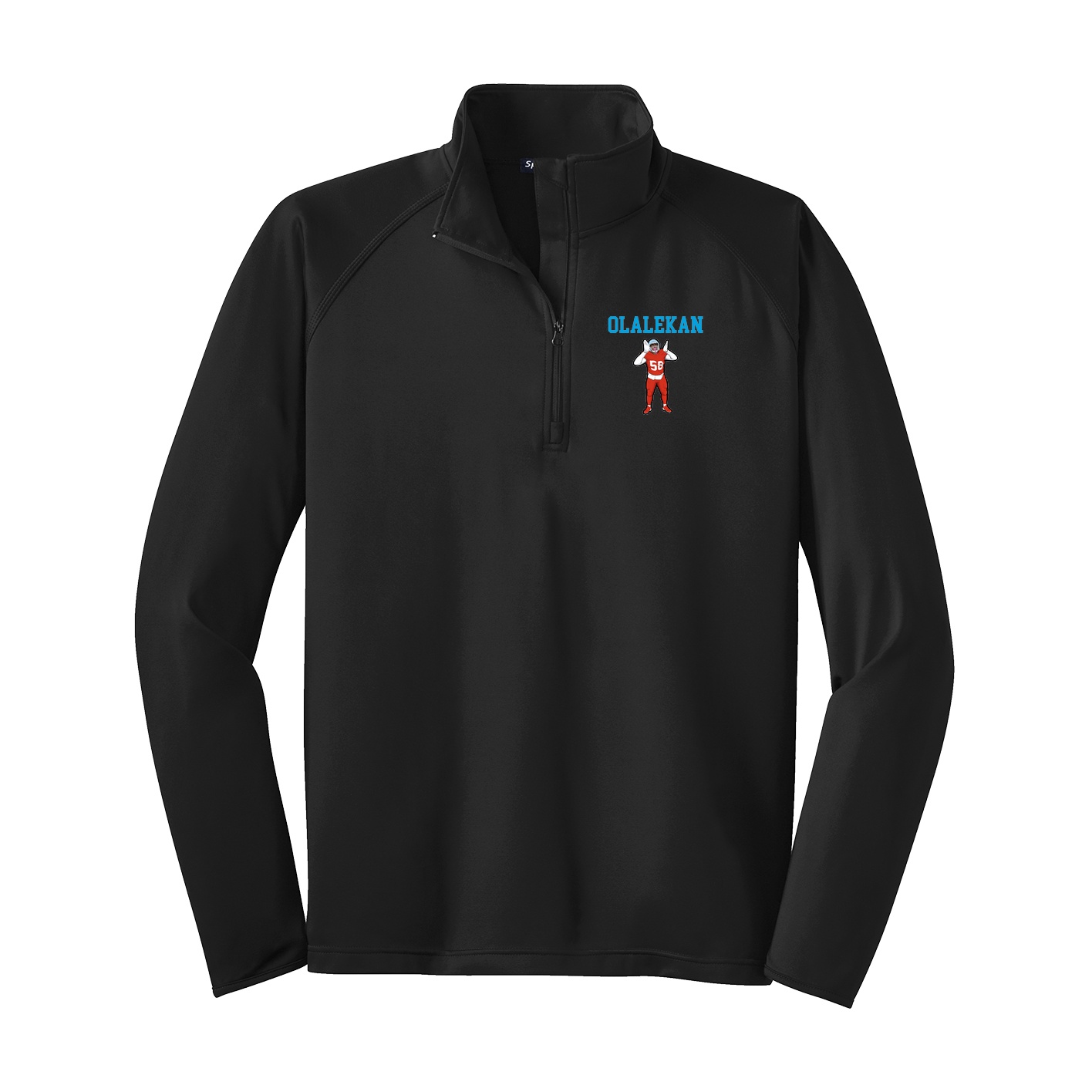 Q-Zip Pullover — Shirsey in Black