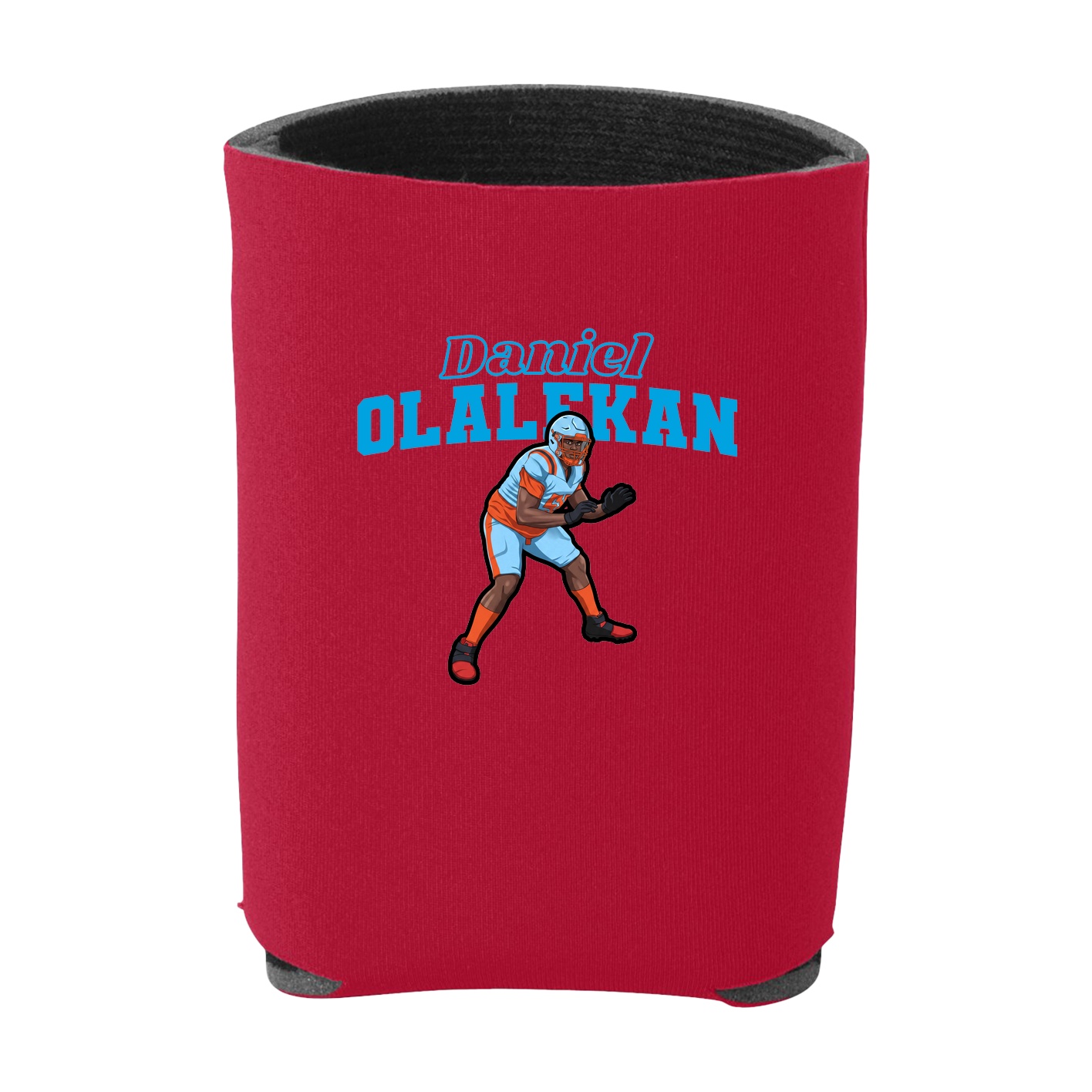 Can Holder — Name Arch in Red