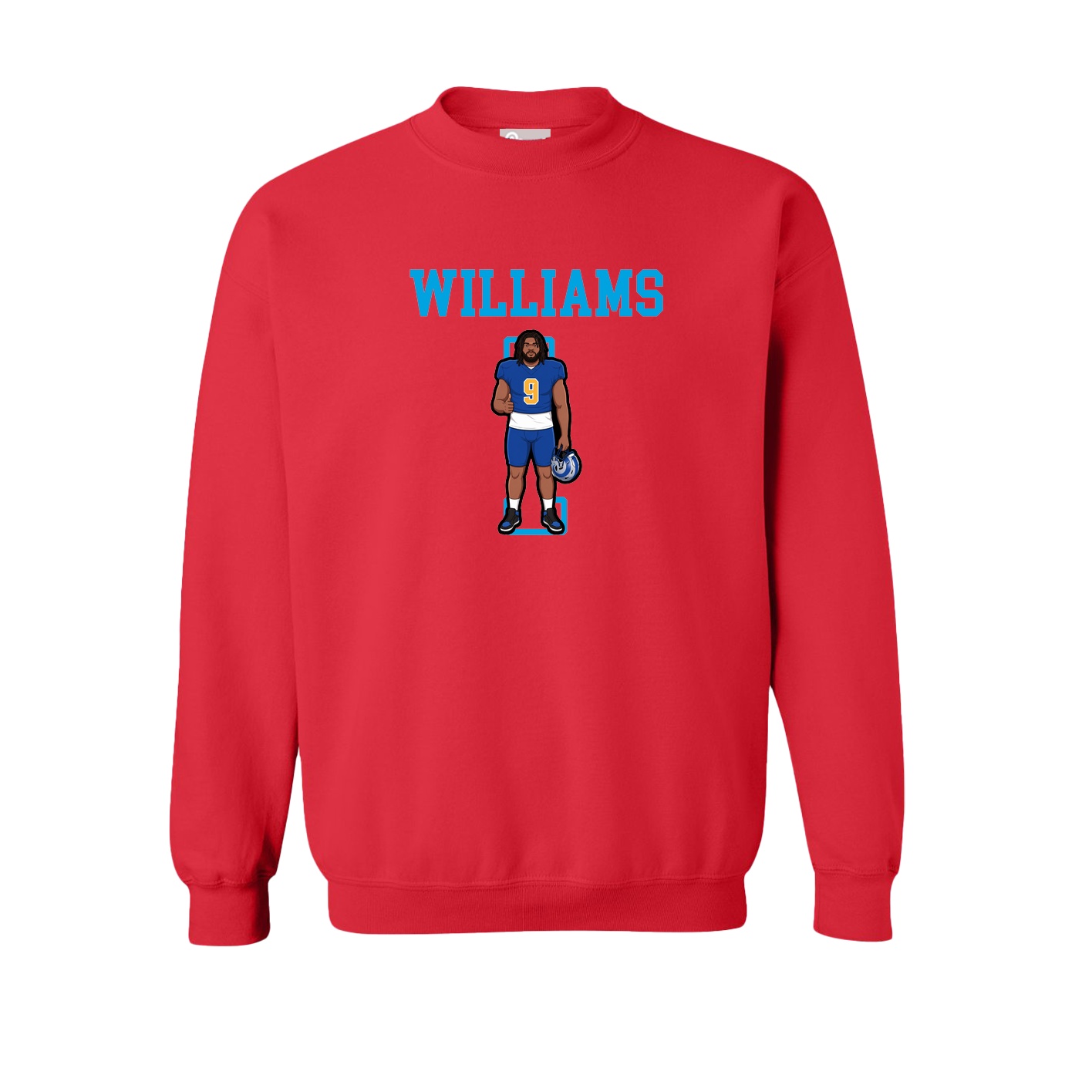 Fleece Crew — Shirsey in Red