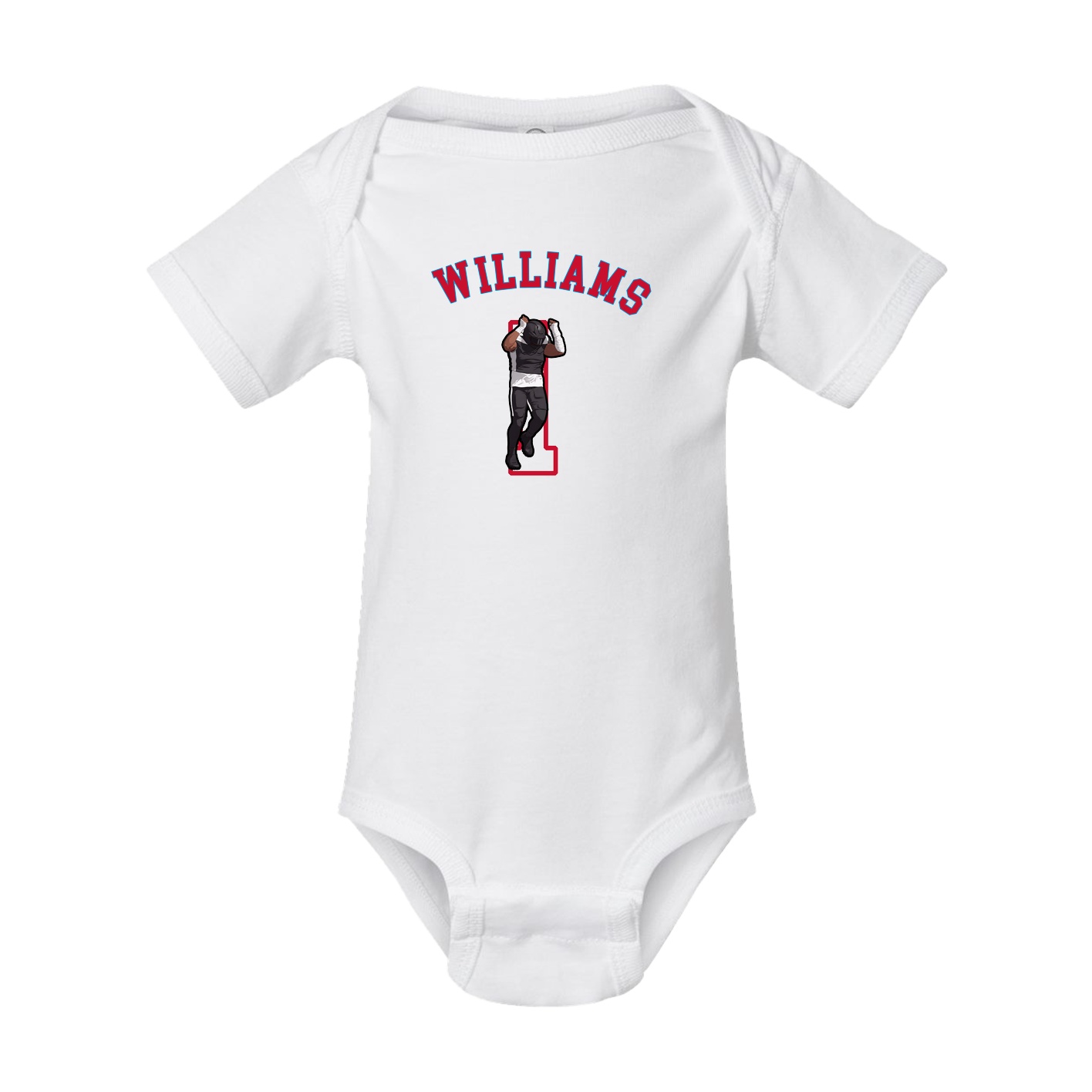 Baby Onesie — Shirsey Arch in White