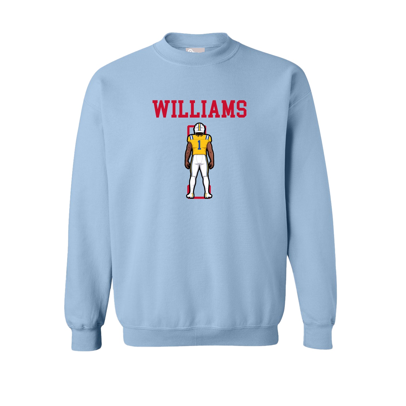 Fleece Crew — Shirsey in Light Blue