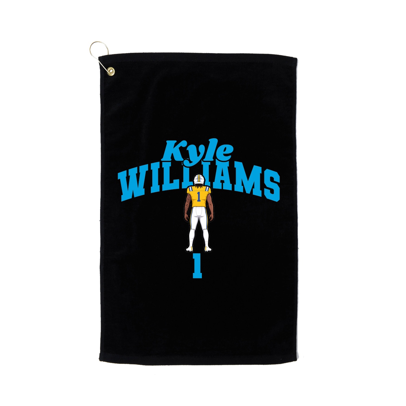 Golf Towel — Signature Arch in Black