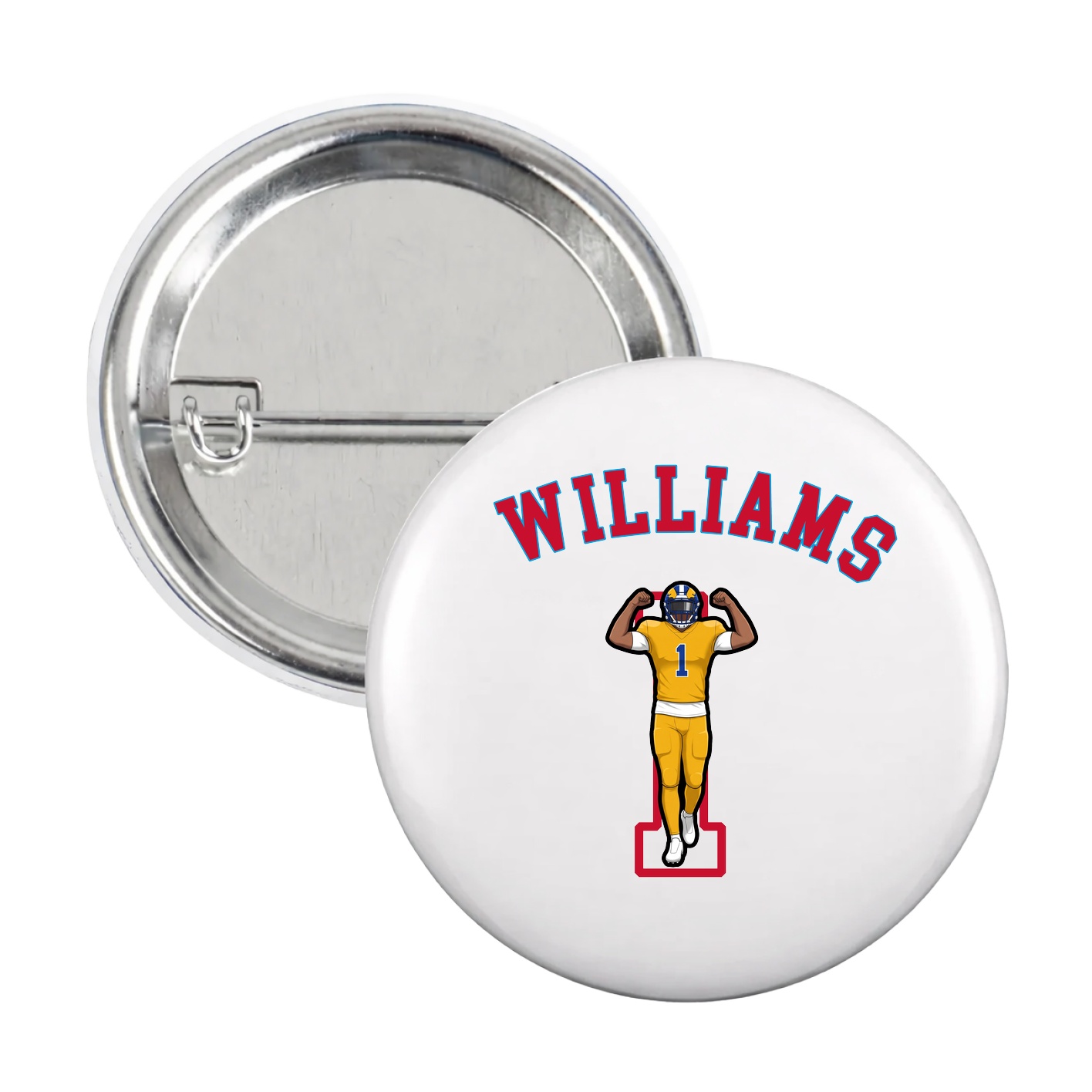 Game Day Button — Shirsey Arch in White