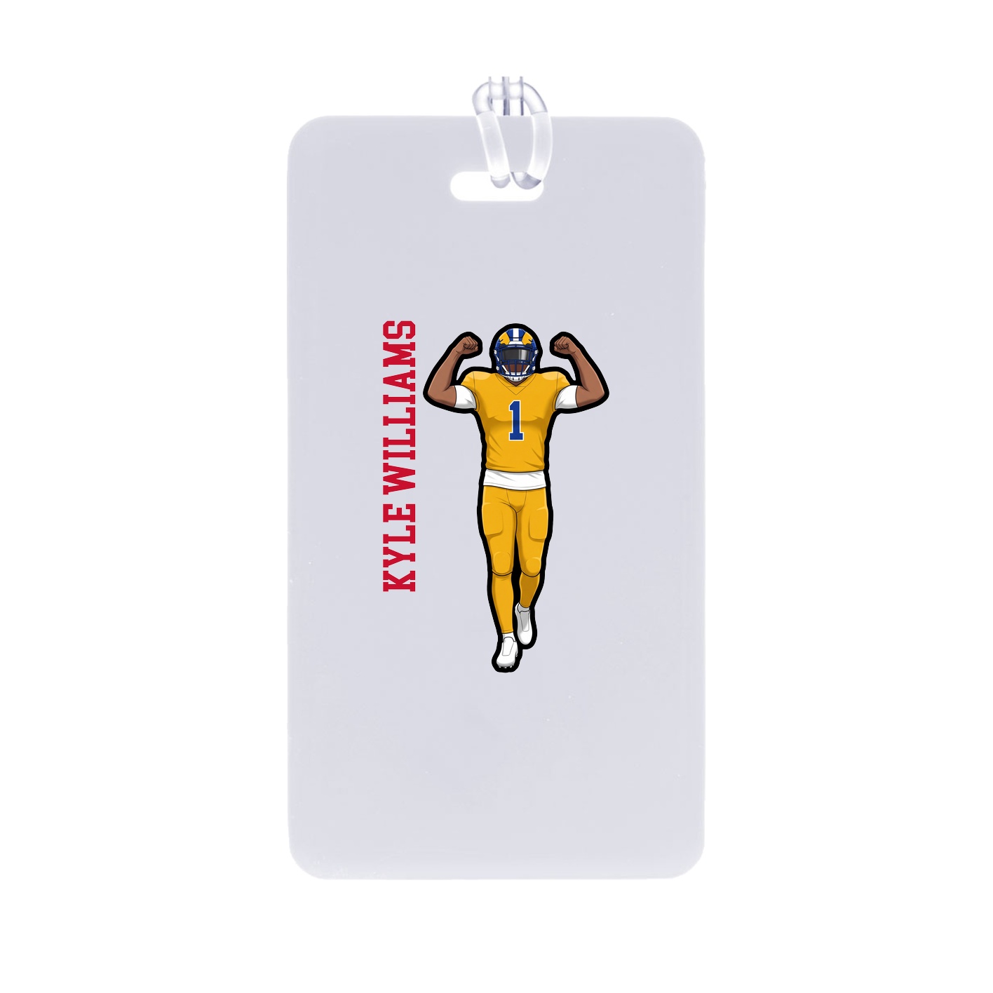 Bag Tag — Name Vertical in Classic