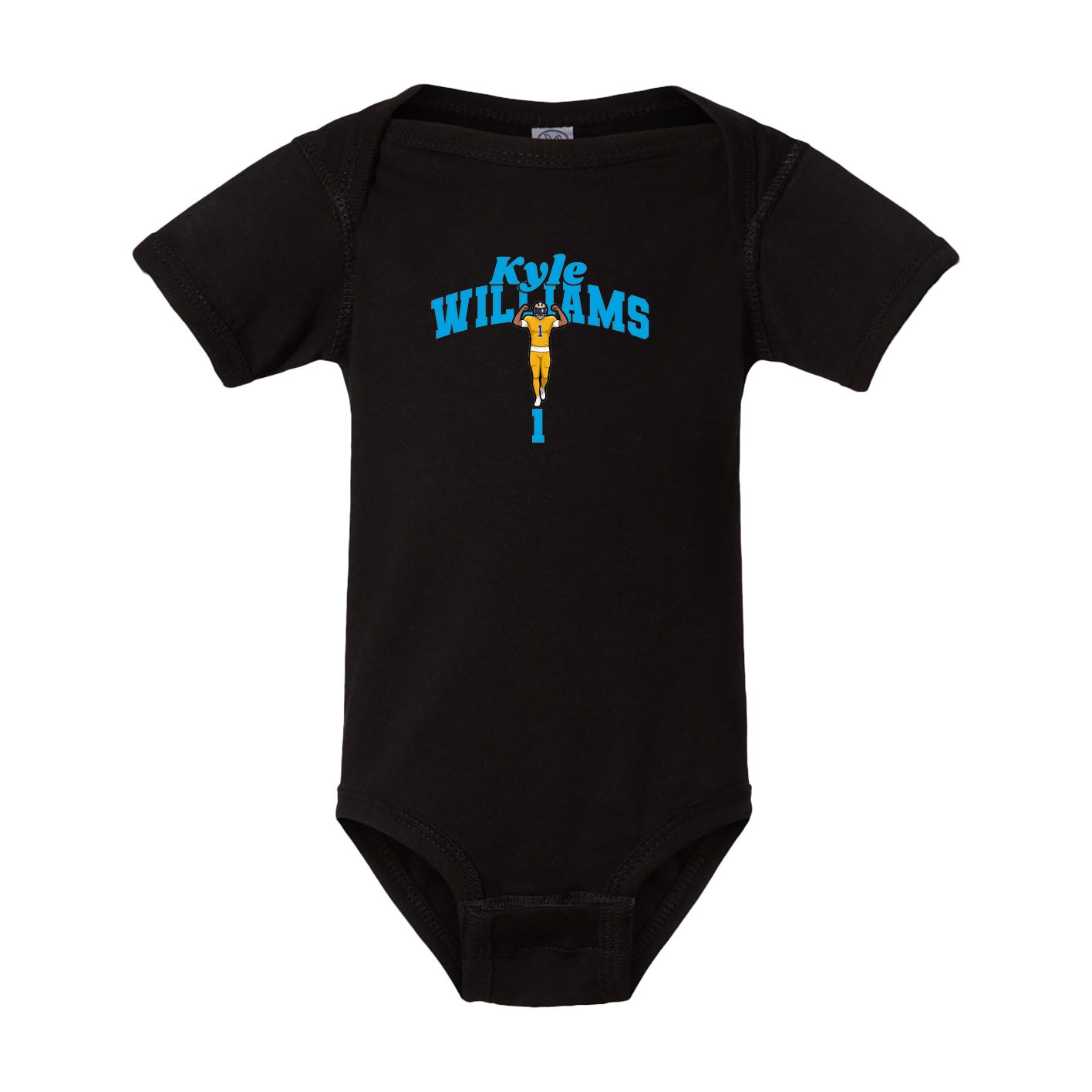 Baby Onesie — Signature Arch in Black