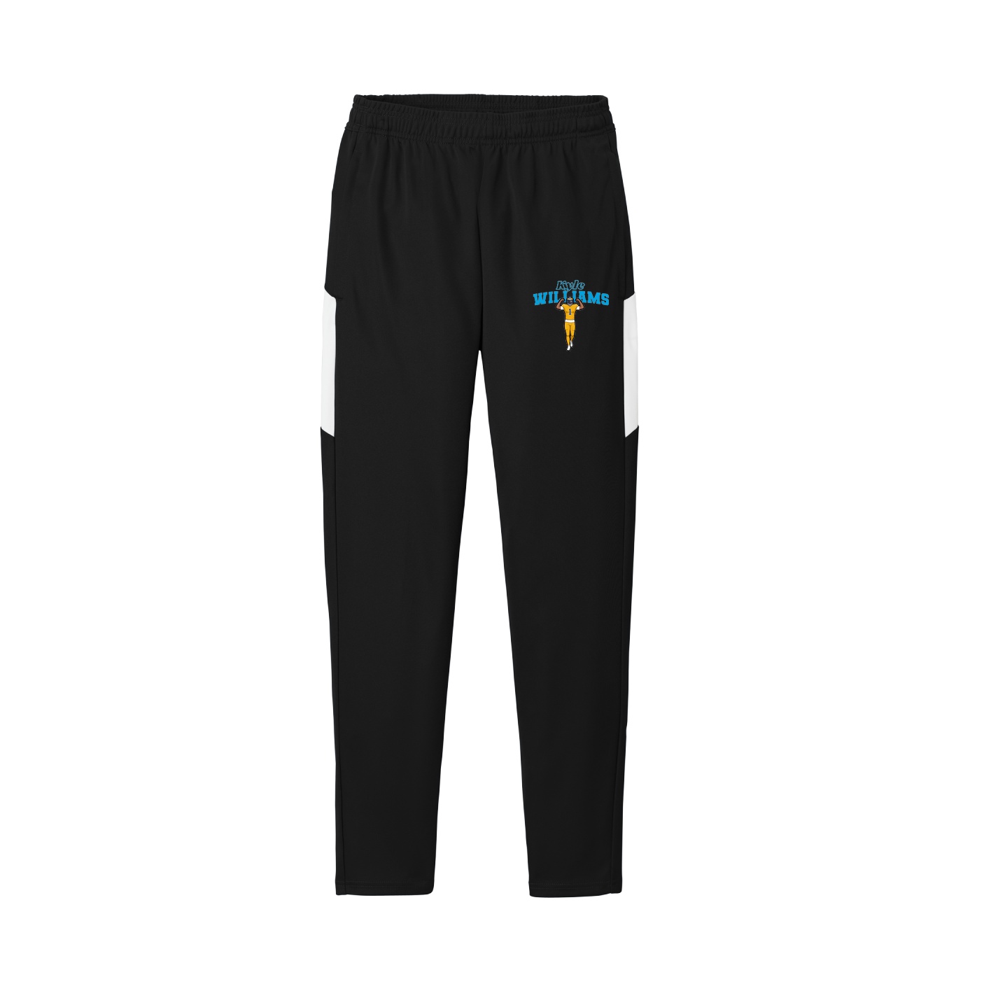 Team Travel Pant — Name Arch in Black/White