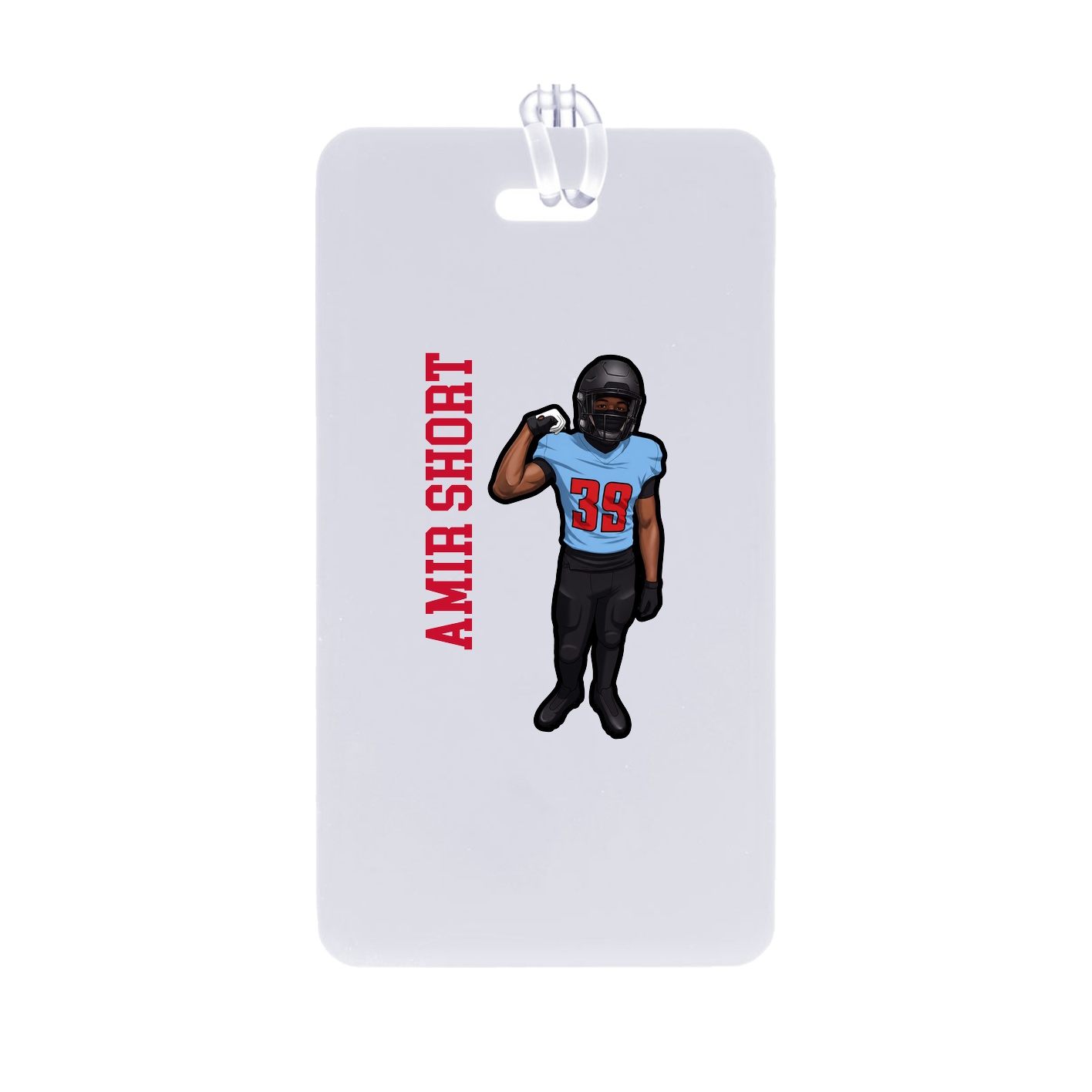 Bag Tag — Name Vertical in Classic
