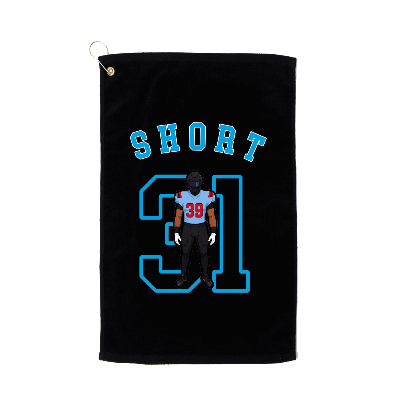 Golf Towel — Shirsey Arch in Black