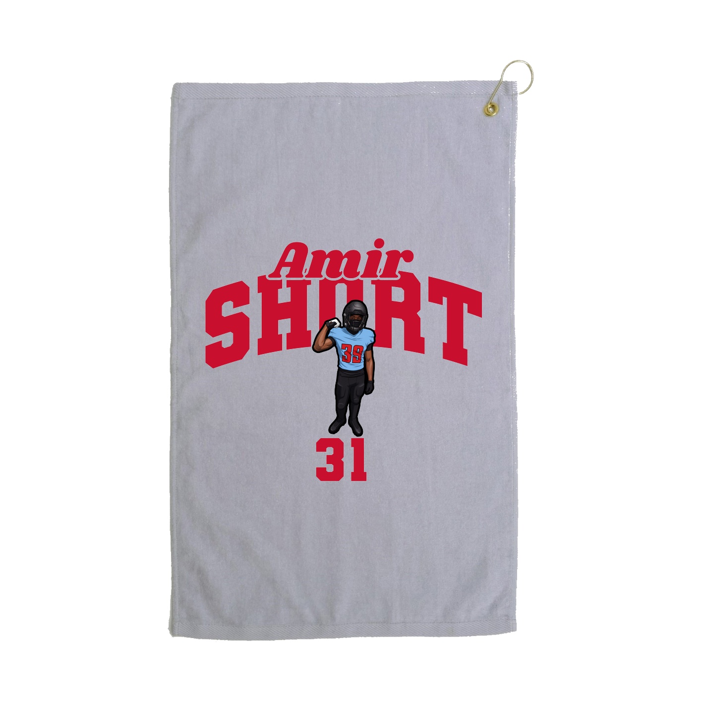 Golf Towel — Signature Arch in Grey