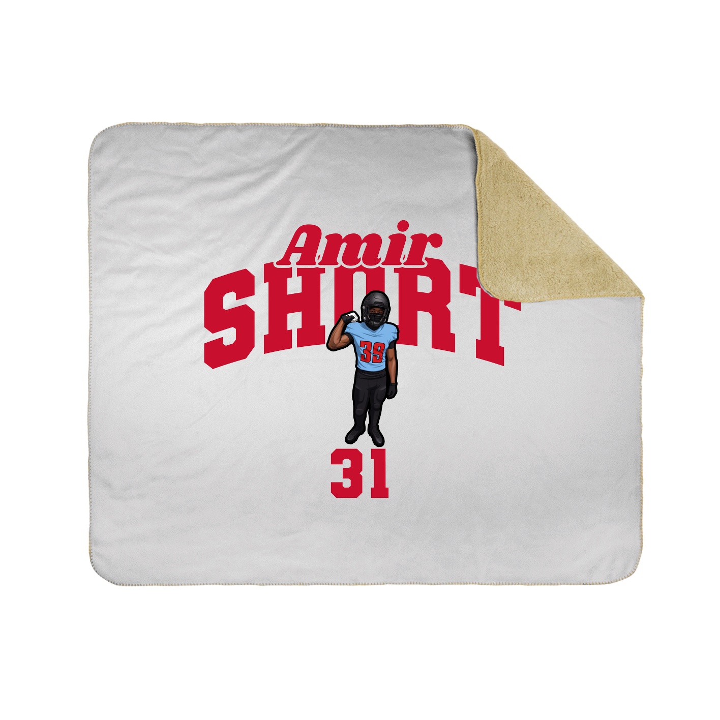 Throw Blanket — Signature Arch in White
