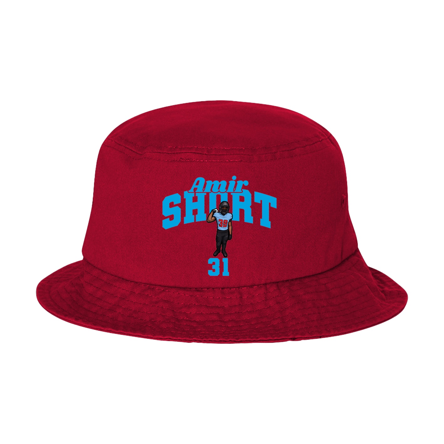 Bucket Cap — Signature Arch in Red