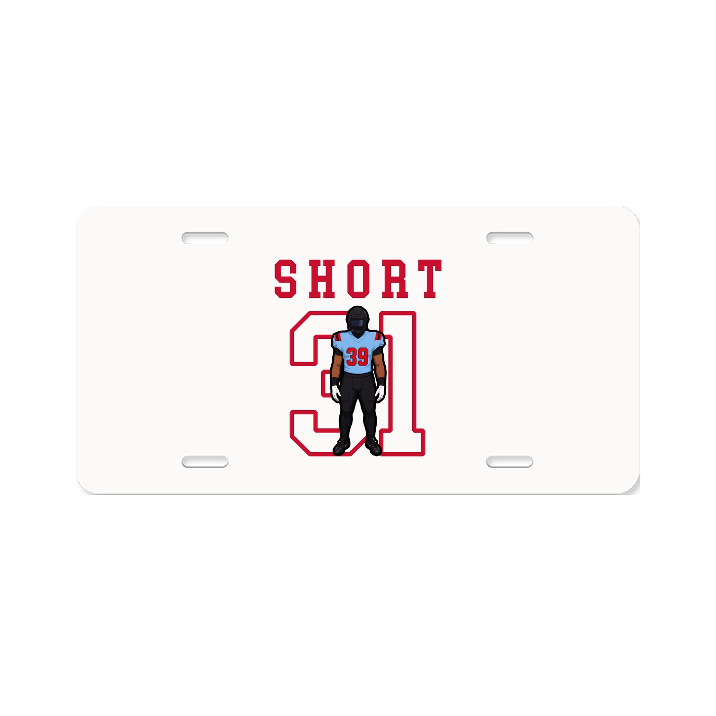 License Plate — Shirsey in Classic