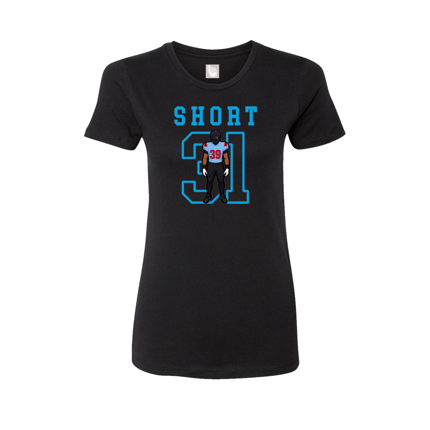 Fitted Women's Tee — Shirsey in Black