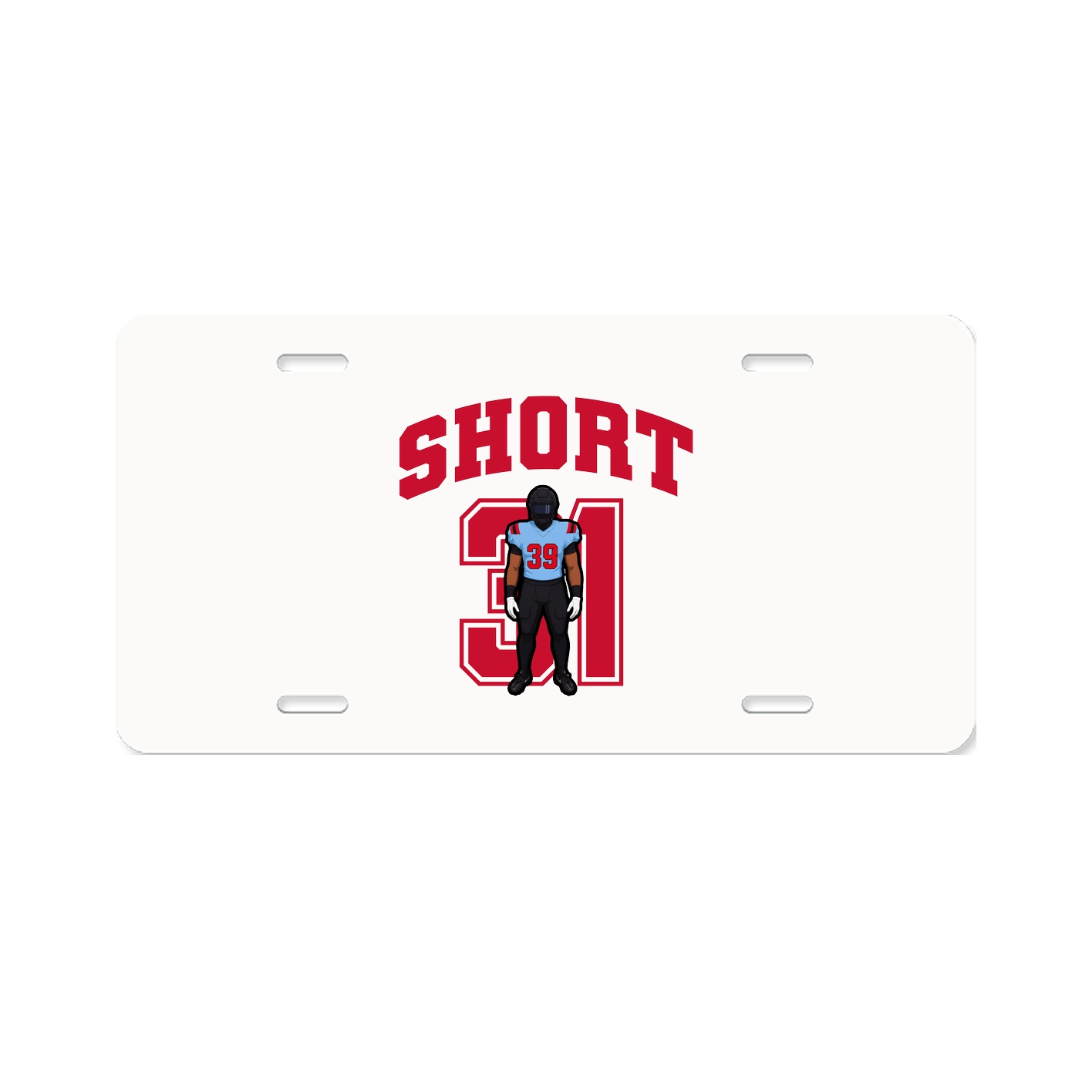 License Plate — Number in Classic