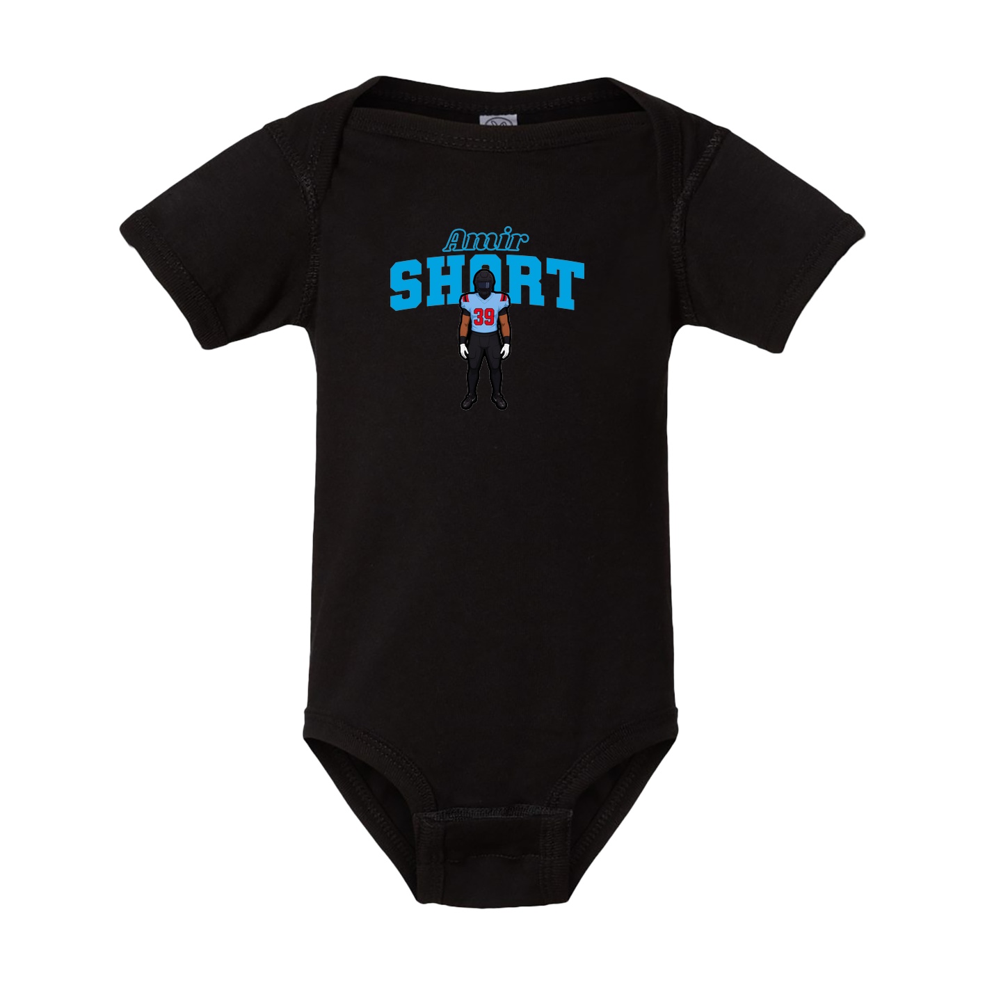Baby Onesie — Name Arch in Black