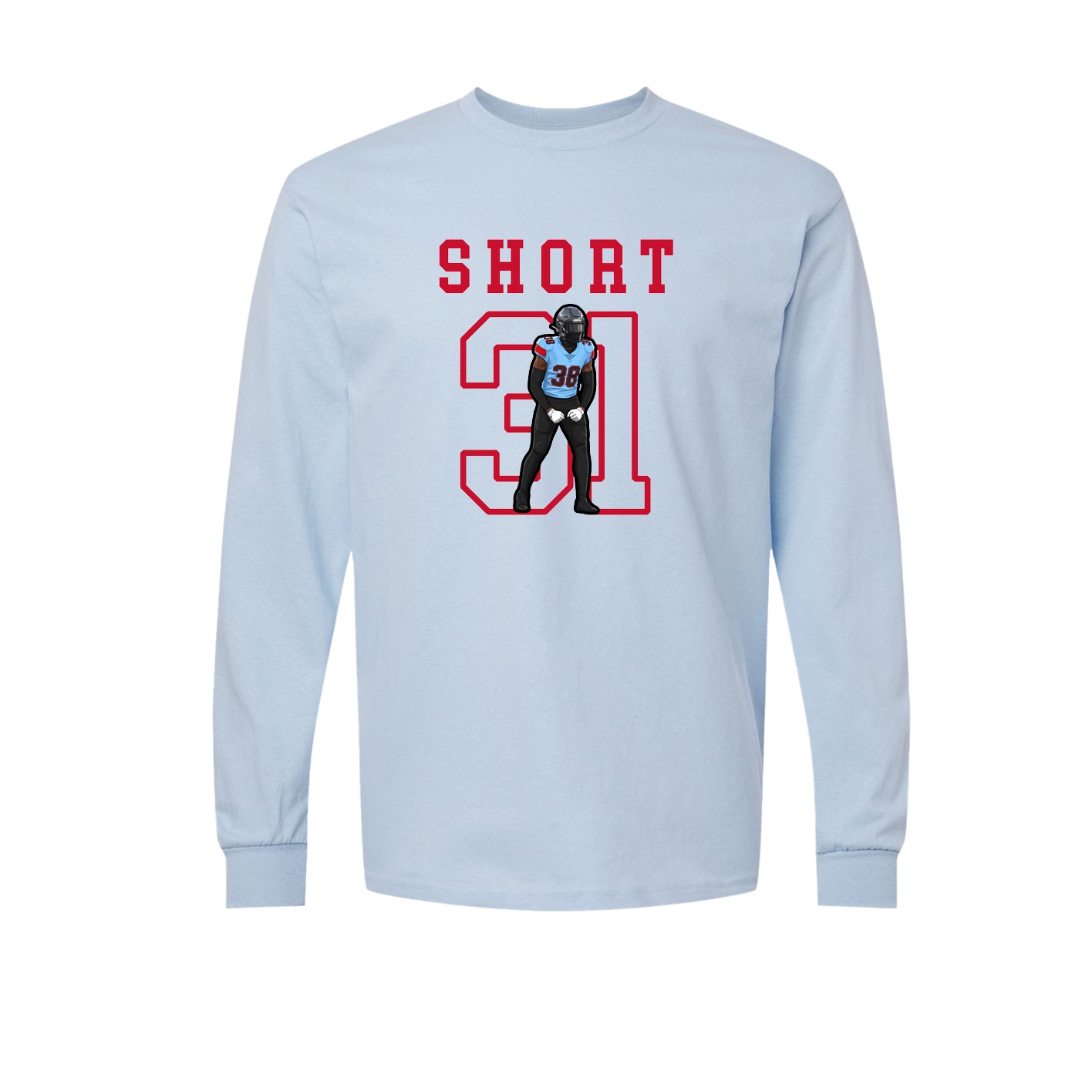 Long Sleeve Tee — Shirsey in Light Blue