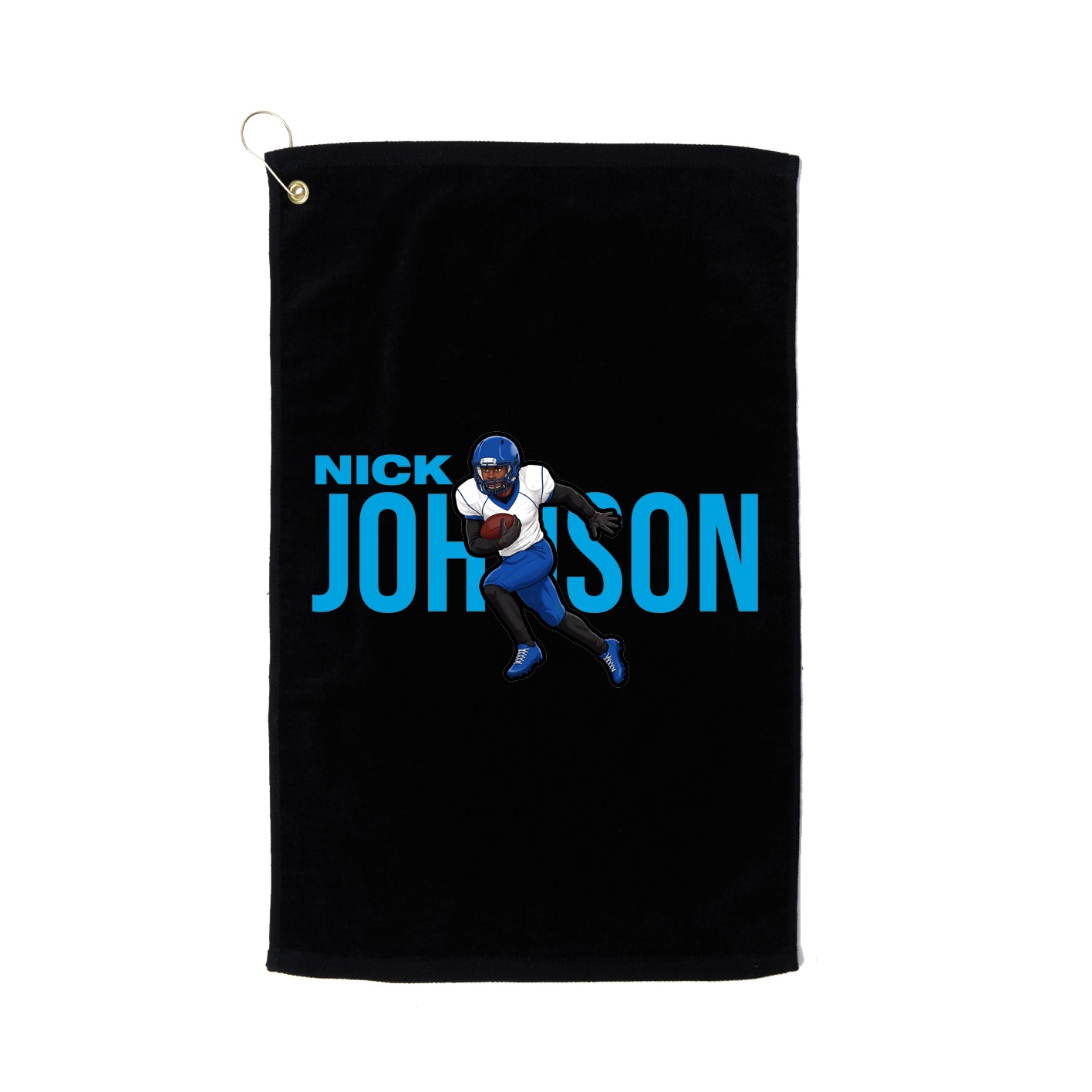 Golf Towel — Player Name in Black