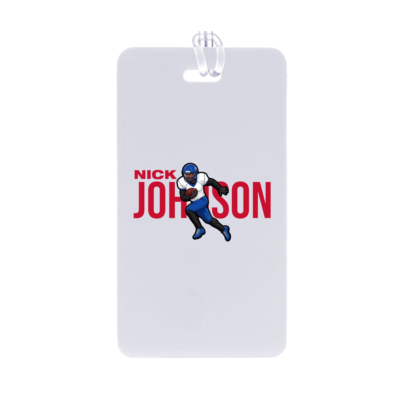 Bag Tag — Player Name in Classic