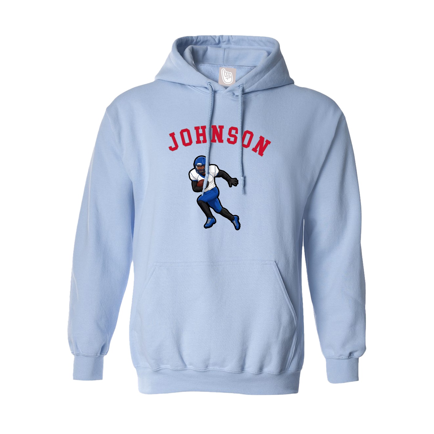 Hoodie — Shirsey Arch in Light Blue