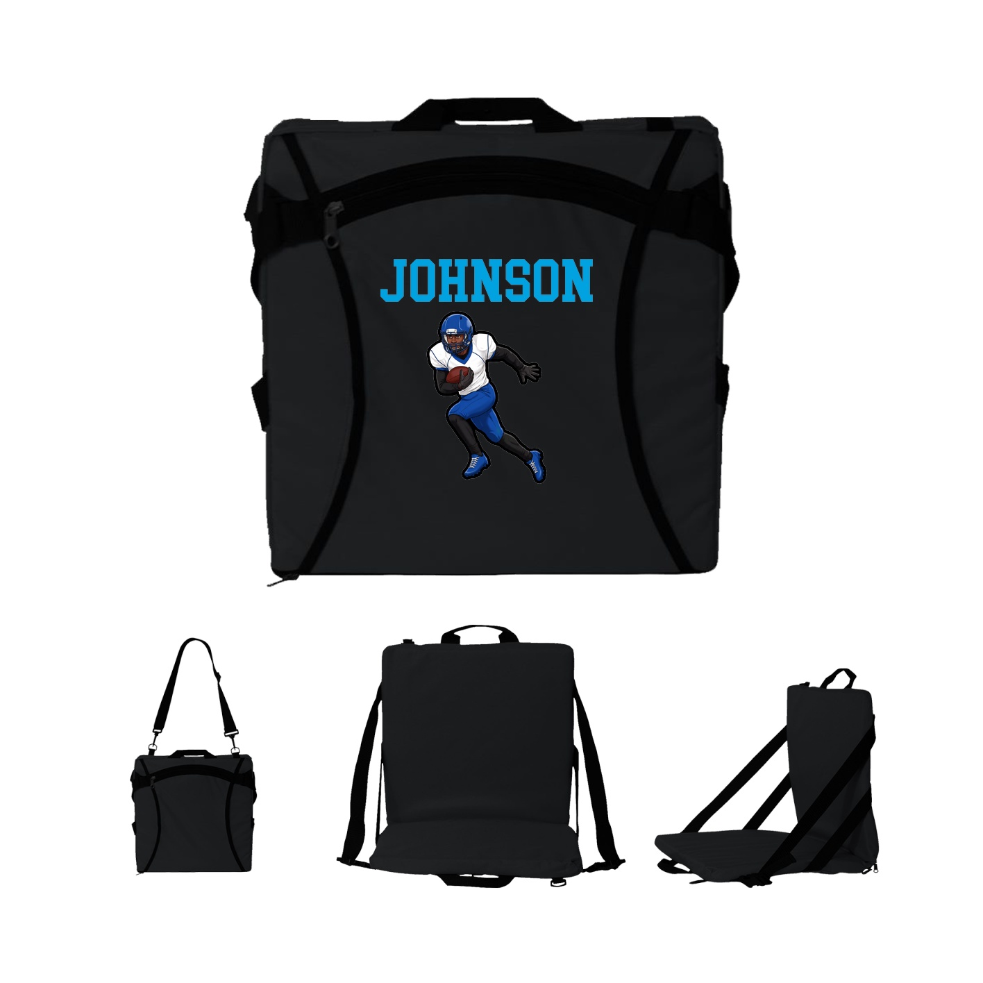Folding Stadium Seat — Shirsey in Black