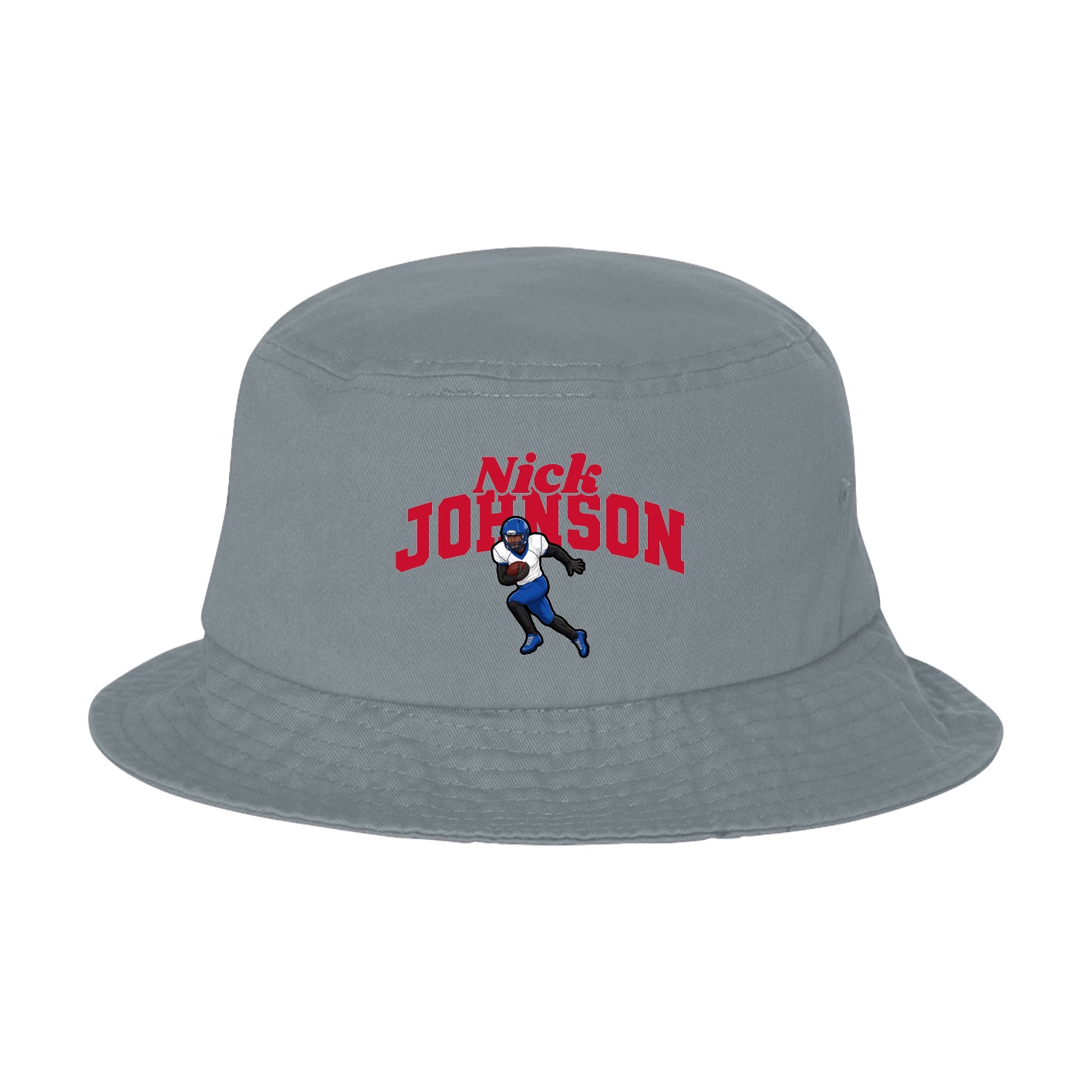Bucket Cap — Signature Arch in Grey