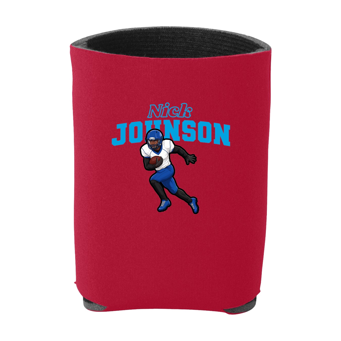 Can Holder — Name Arch in Red