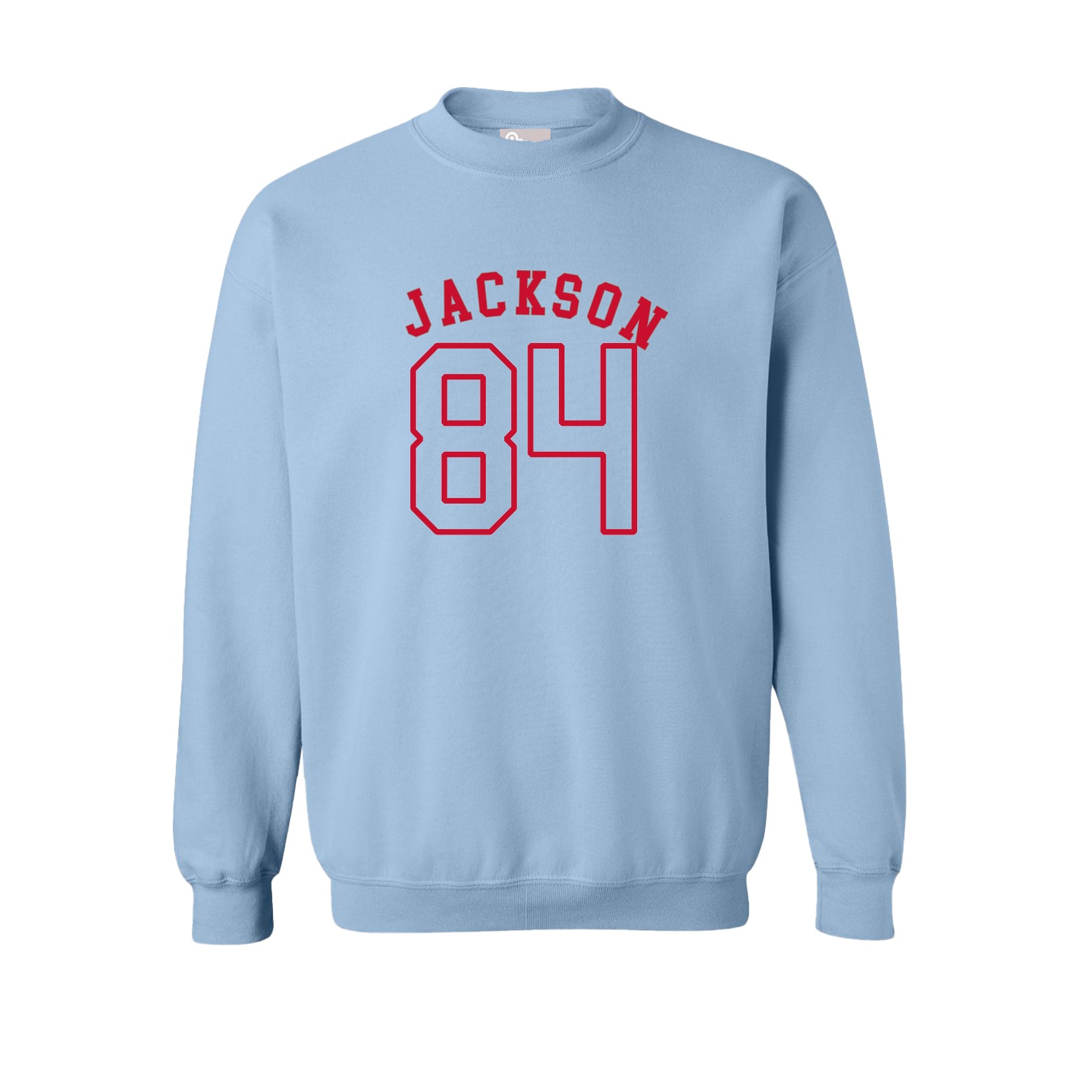 Fleece Crew — Shirsey Arch in Light Blue