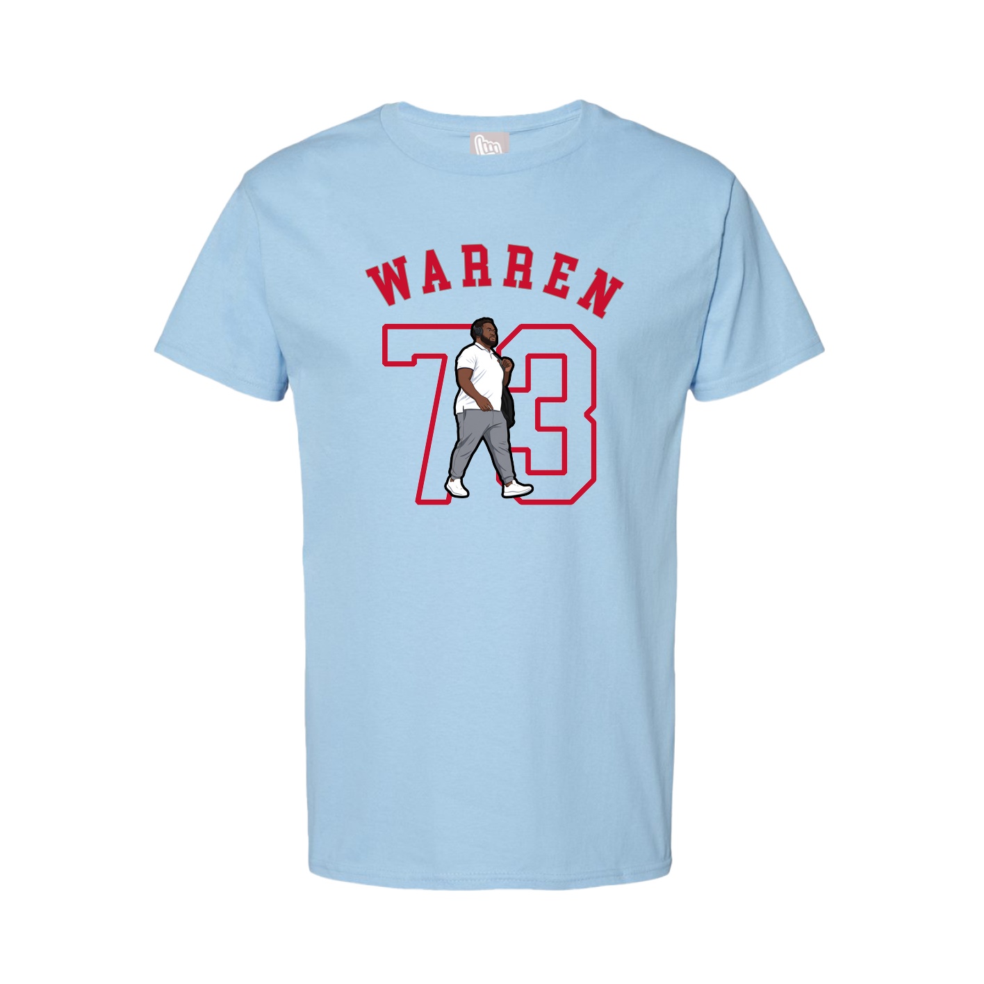 Youth Tee — Shirsey Arch in Light Blue