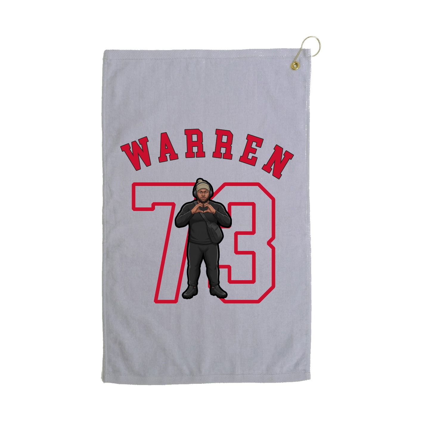 Golf Towel — Shirsey Arch in Grey