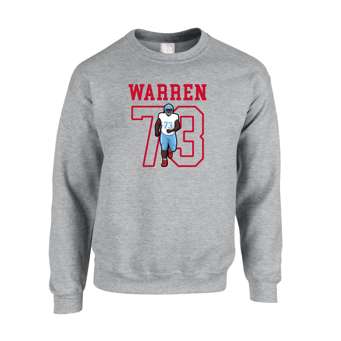 Fleece Crew — Shirsey in Grey