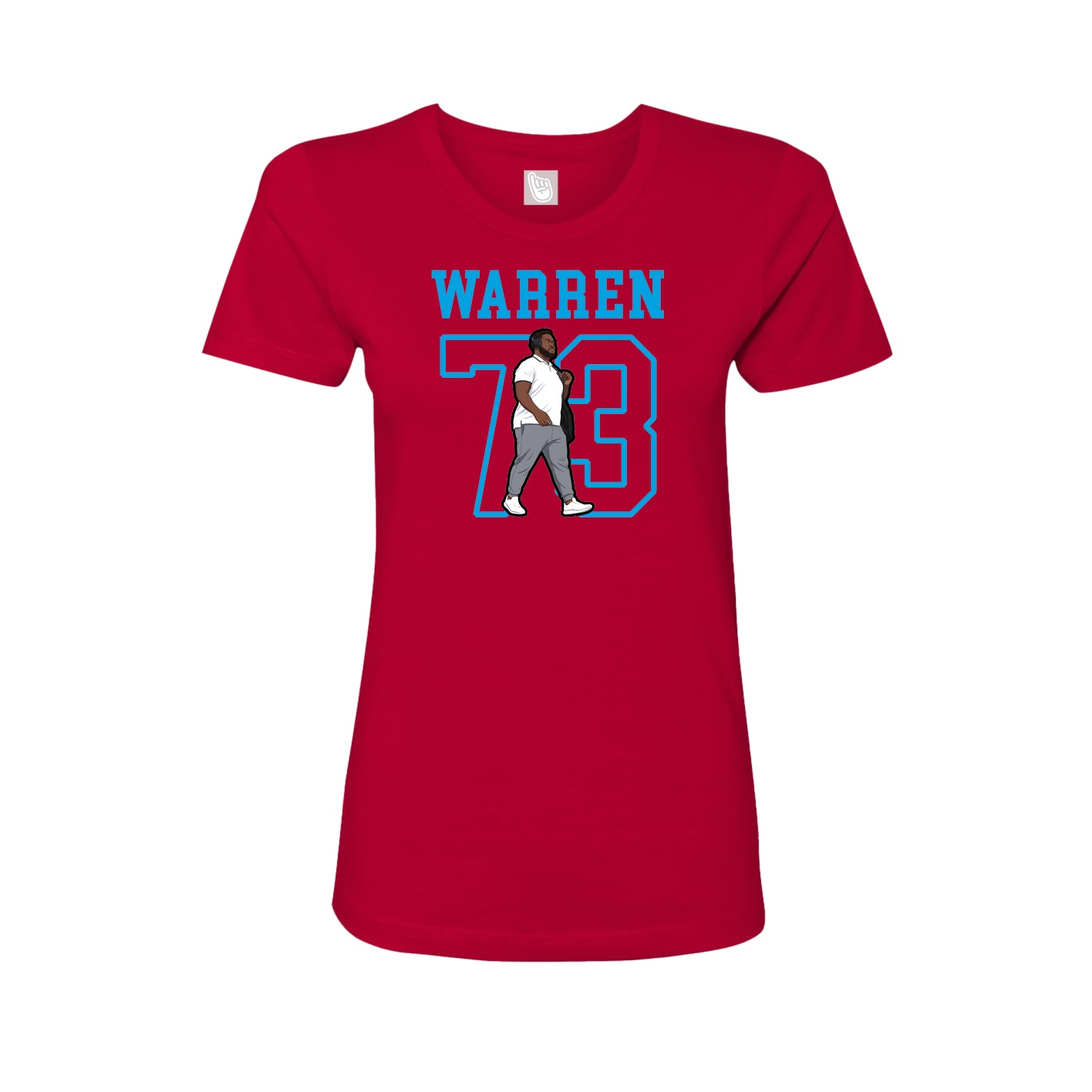 Fitted Women's Tee — Shirsey in Red