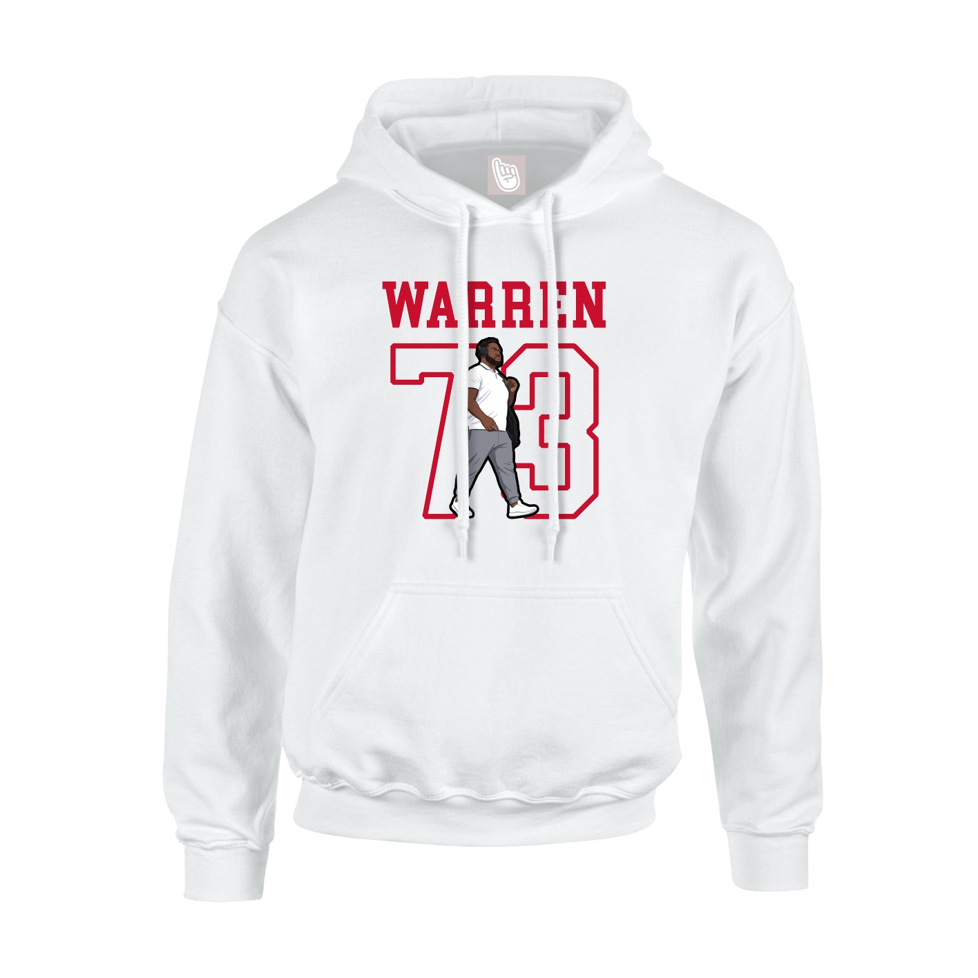 Hoodie — Shirsey in White