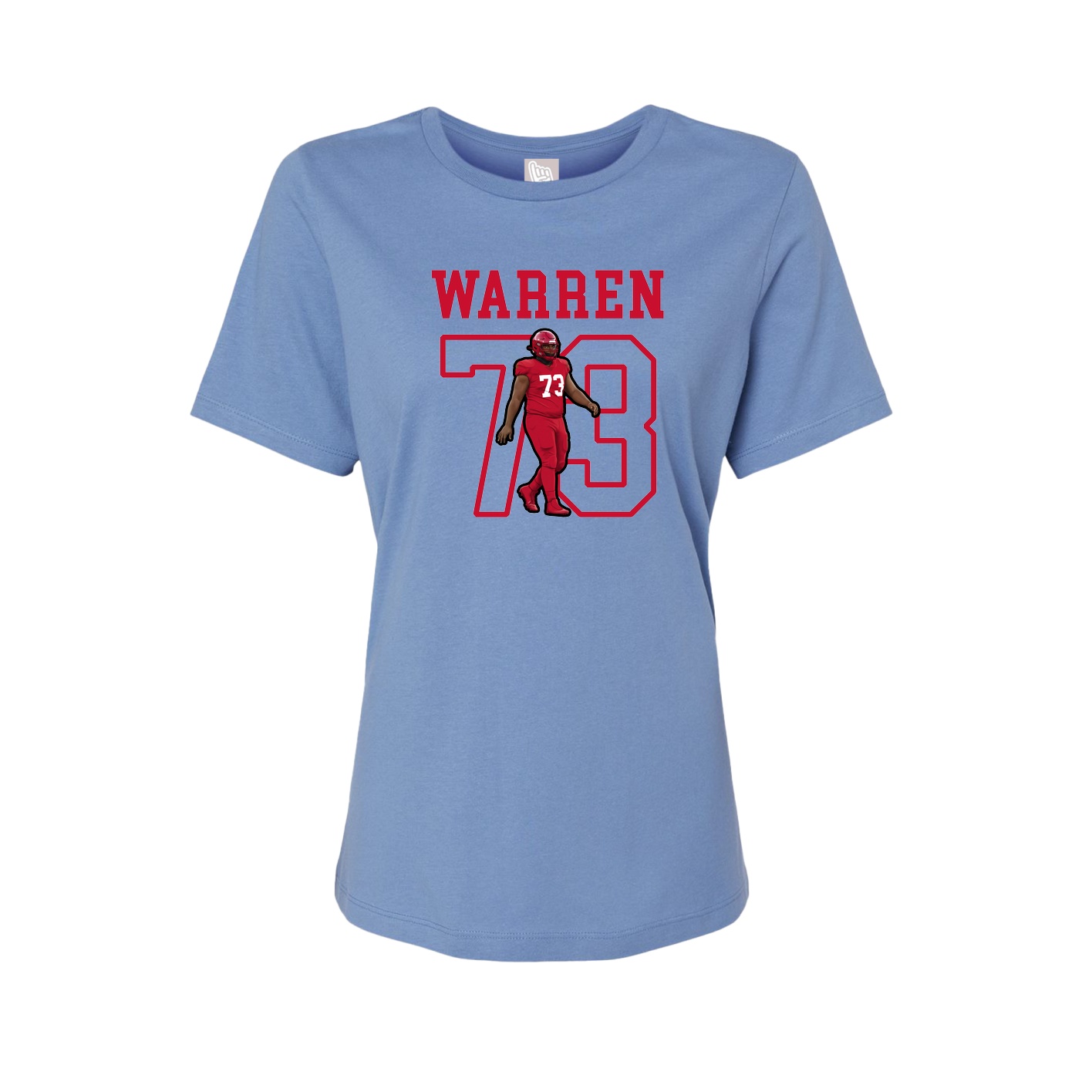 Fitted Women's Tee — Shirsey in Powder Blue
