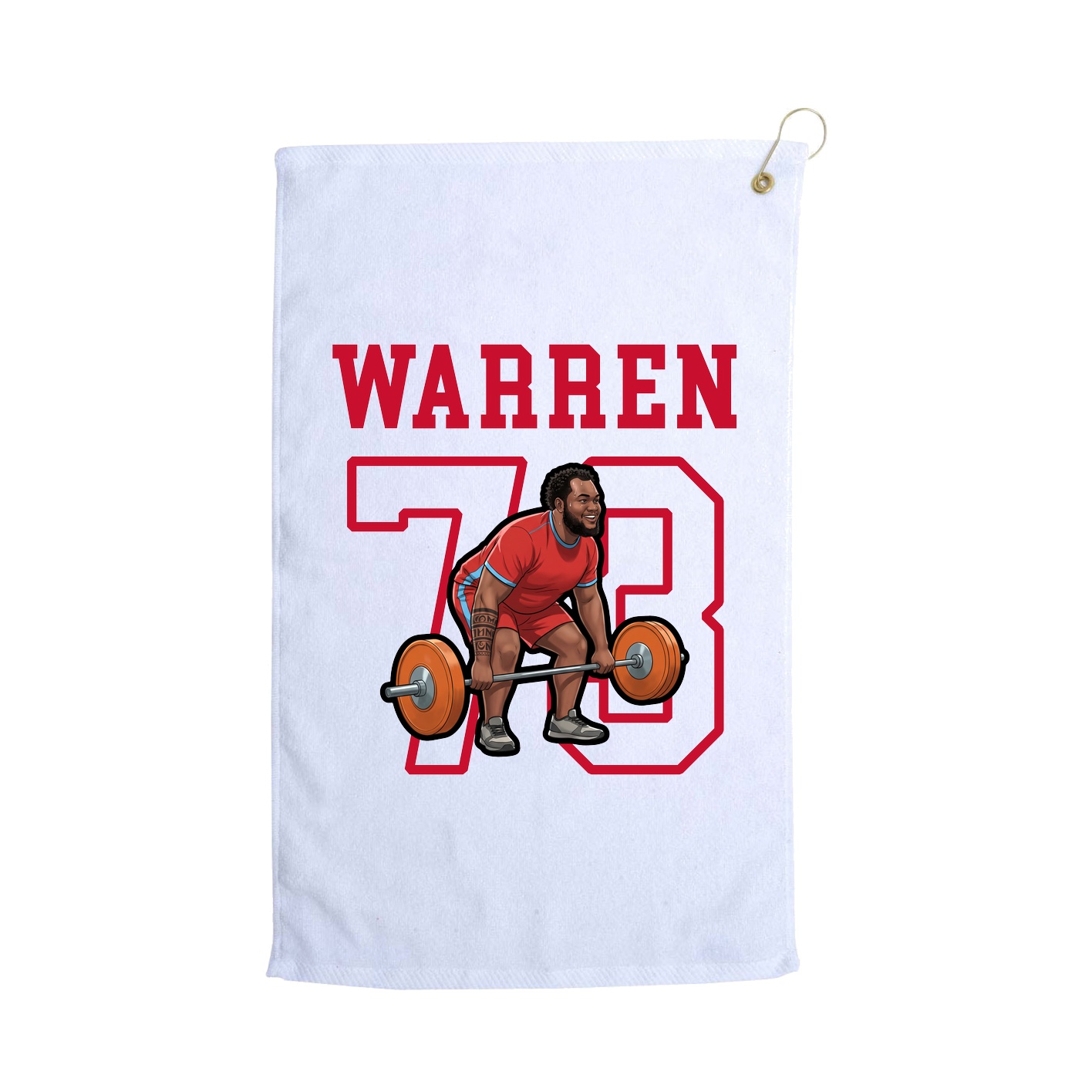 Golf Towel — Shirsey in White