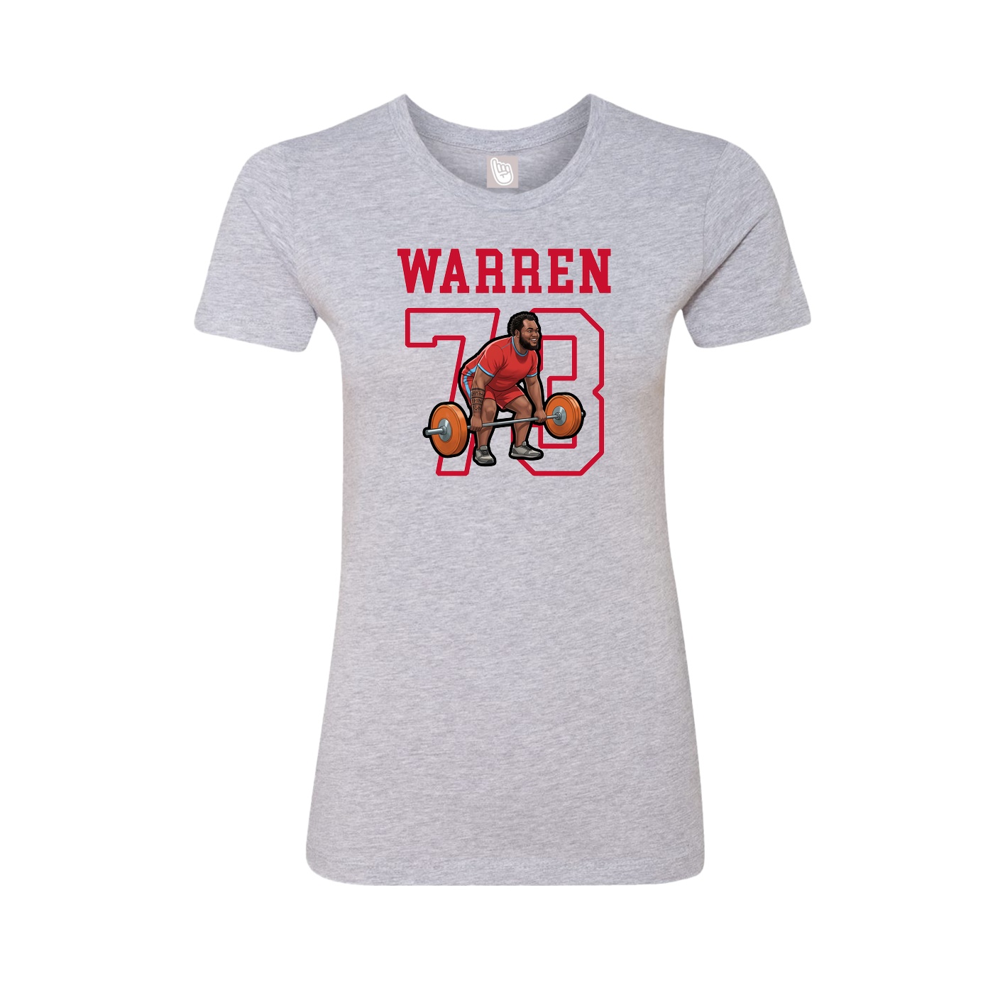Fitted Women's Tee — Shirsey in Grey