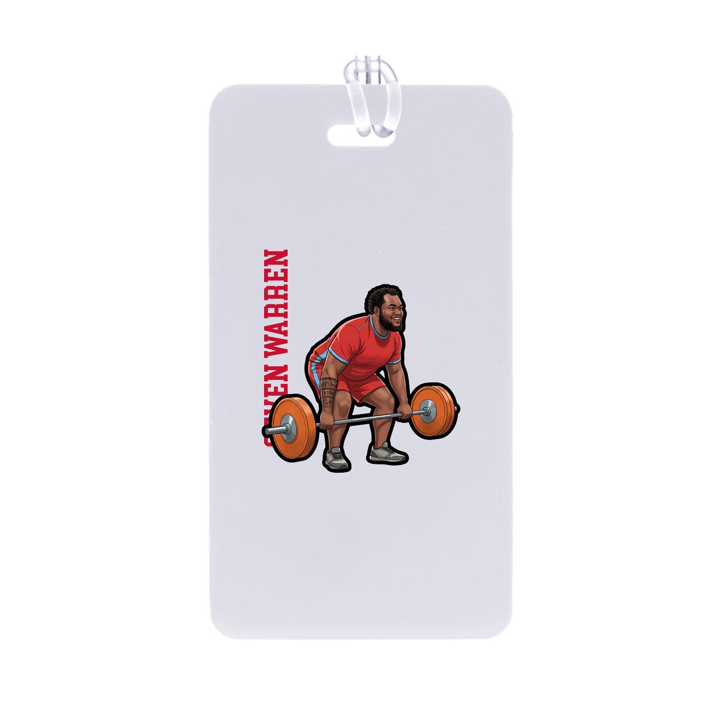 Bag Tag — Name Vertical in Classic