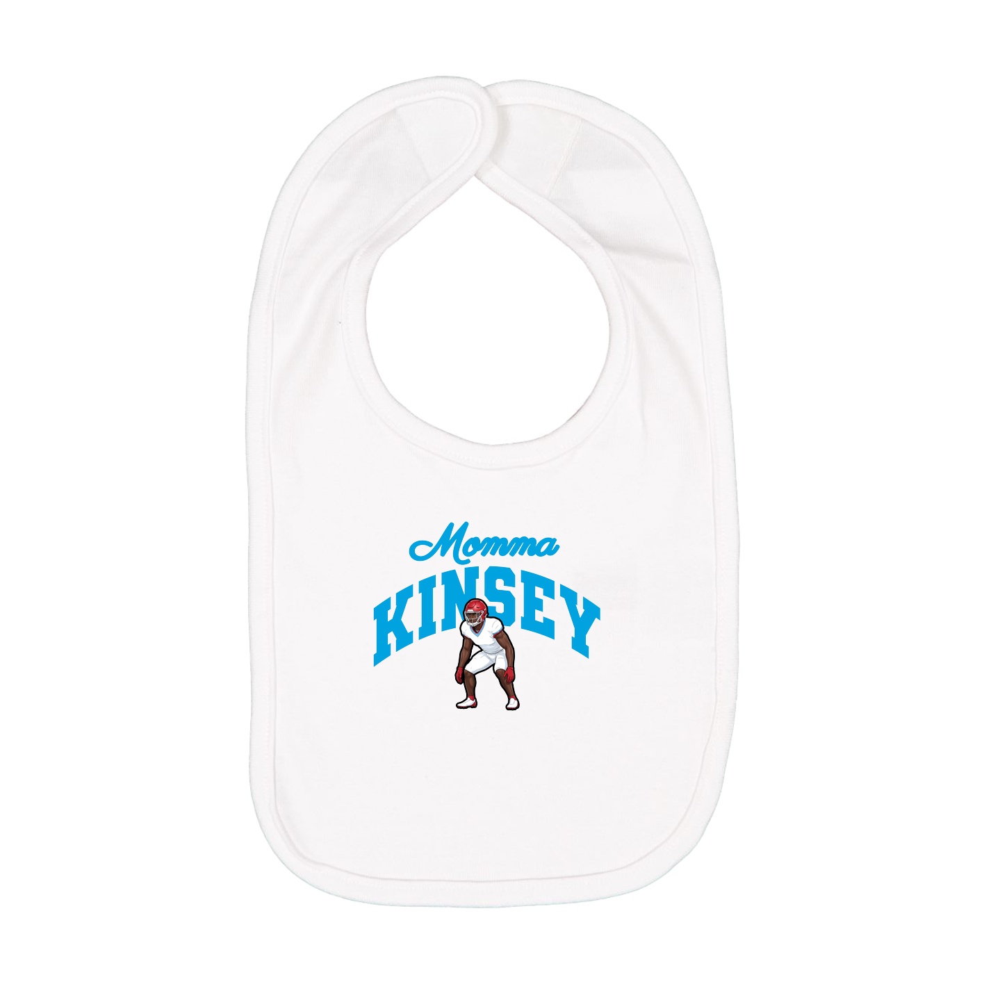 Infant Bib — Mothers Day Arch in White