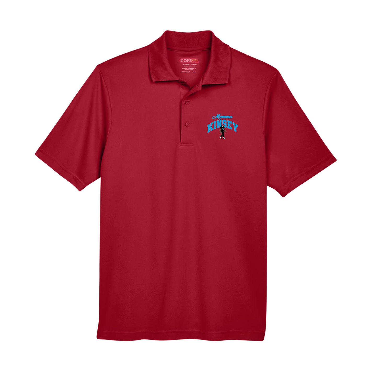 Performance Polo — Mothers Day Arch in Red