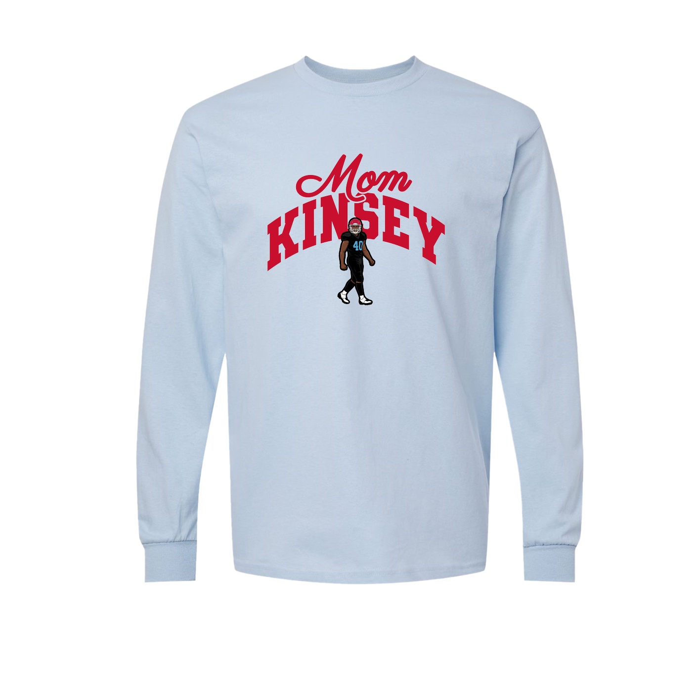 Long Sleeve Tee — Mothers Day Arch in Light Blue