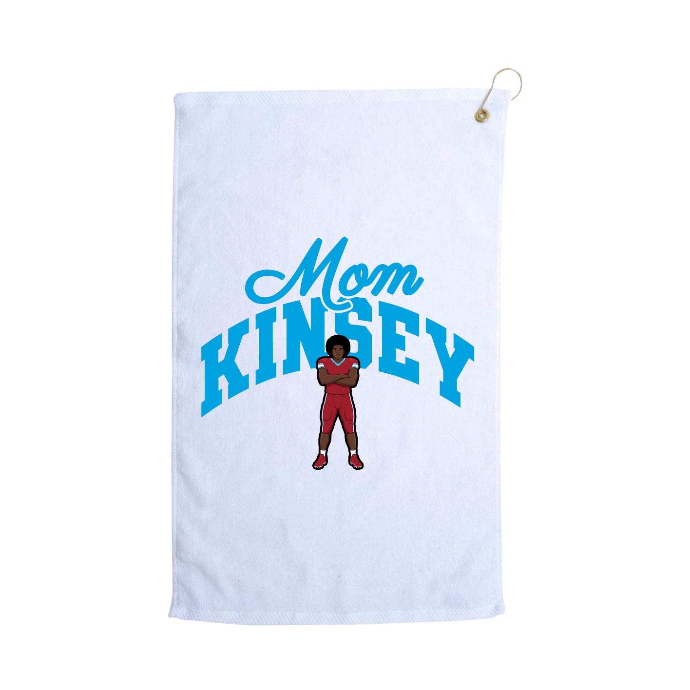Golf Towel — Mothers Day Arch in White