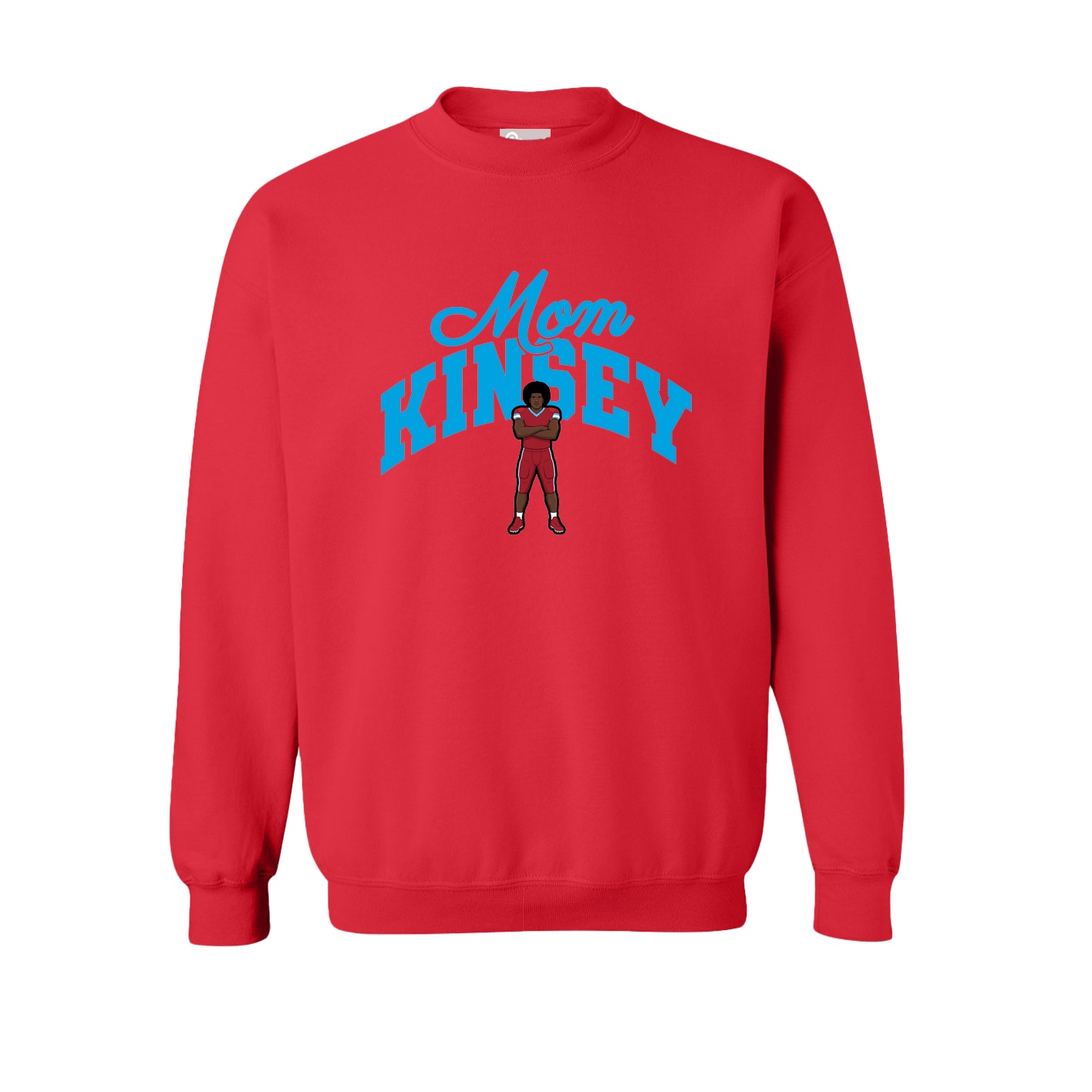 Fleece Crew — Mothers Day Arch in Red