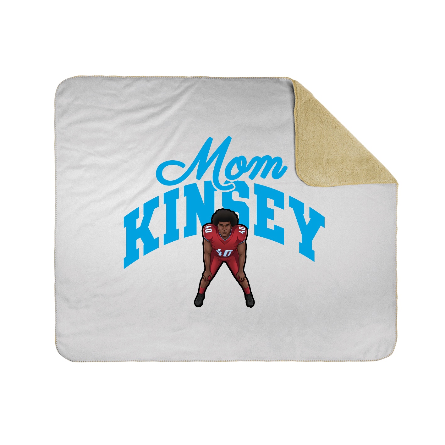 Throw Blanket — Mothers Day Arch in White