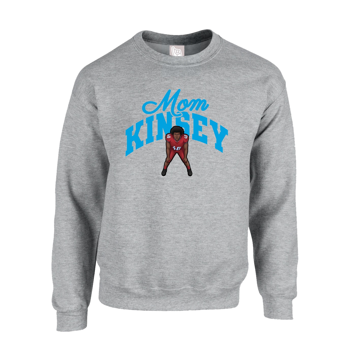 Fleece Crew — Mothers Day Arch in Grey