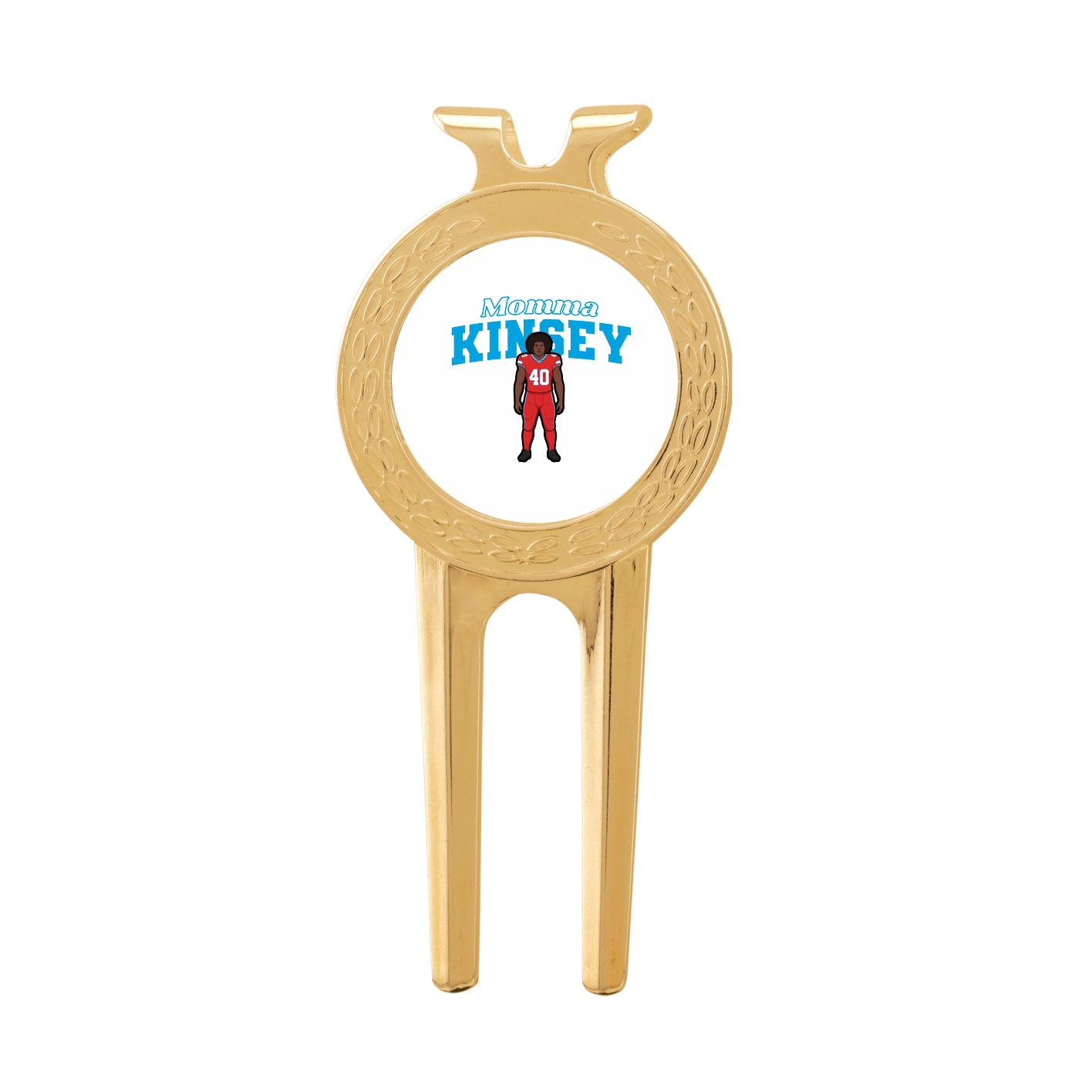 Divot Tool with Ball Marker — Mothers Day Block in Classic