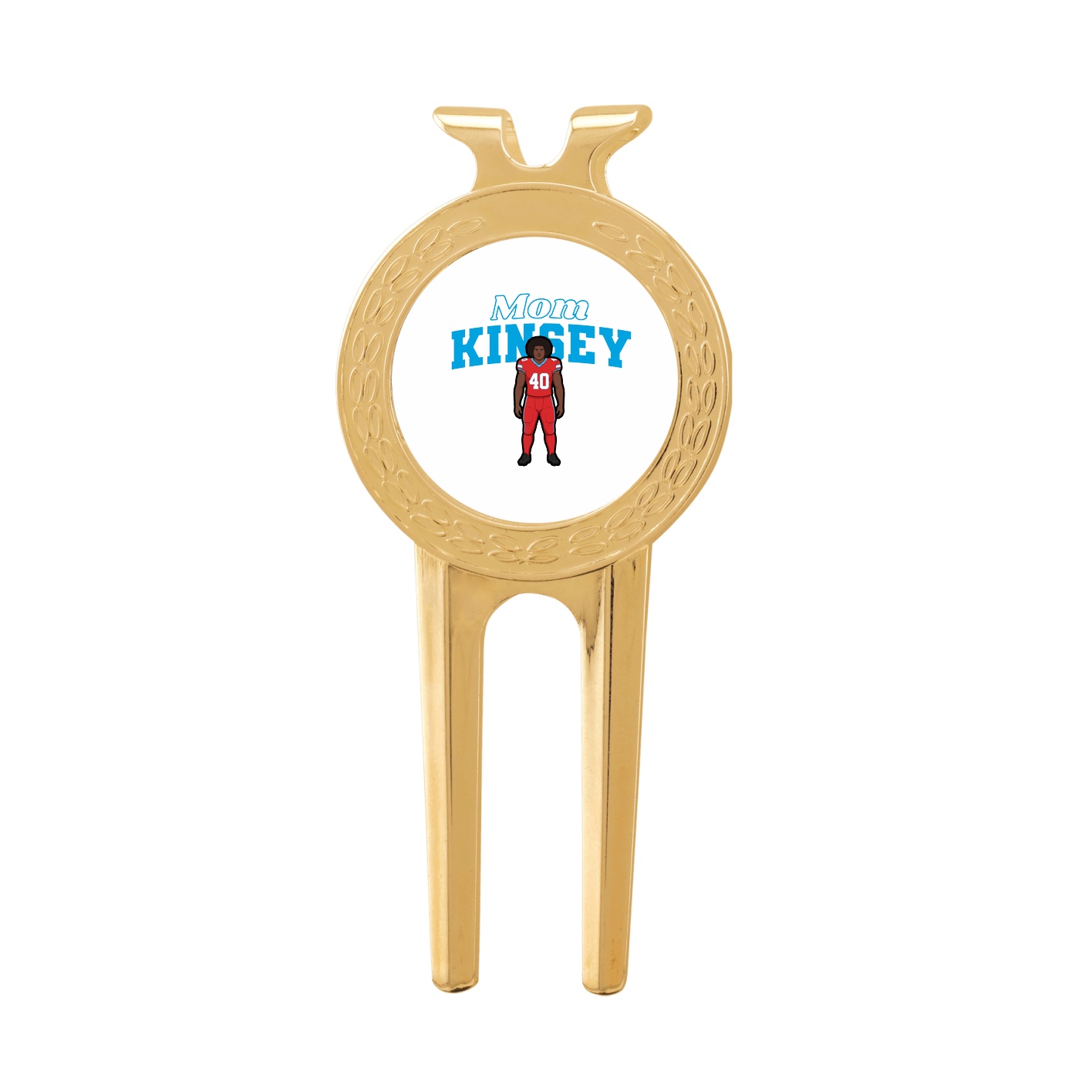 Divot Tool with Ball Marker — Mothers Day Block in Classic