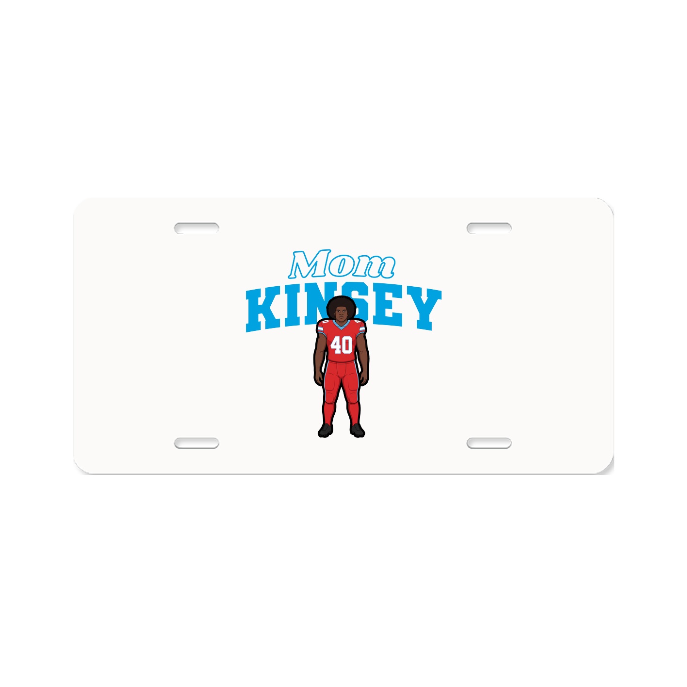 License Plate — Mothers Day Block in Classic